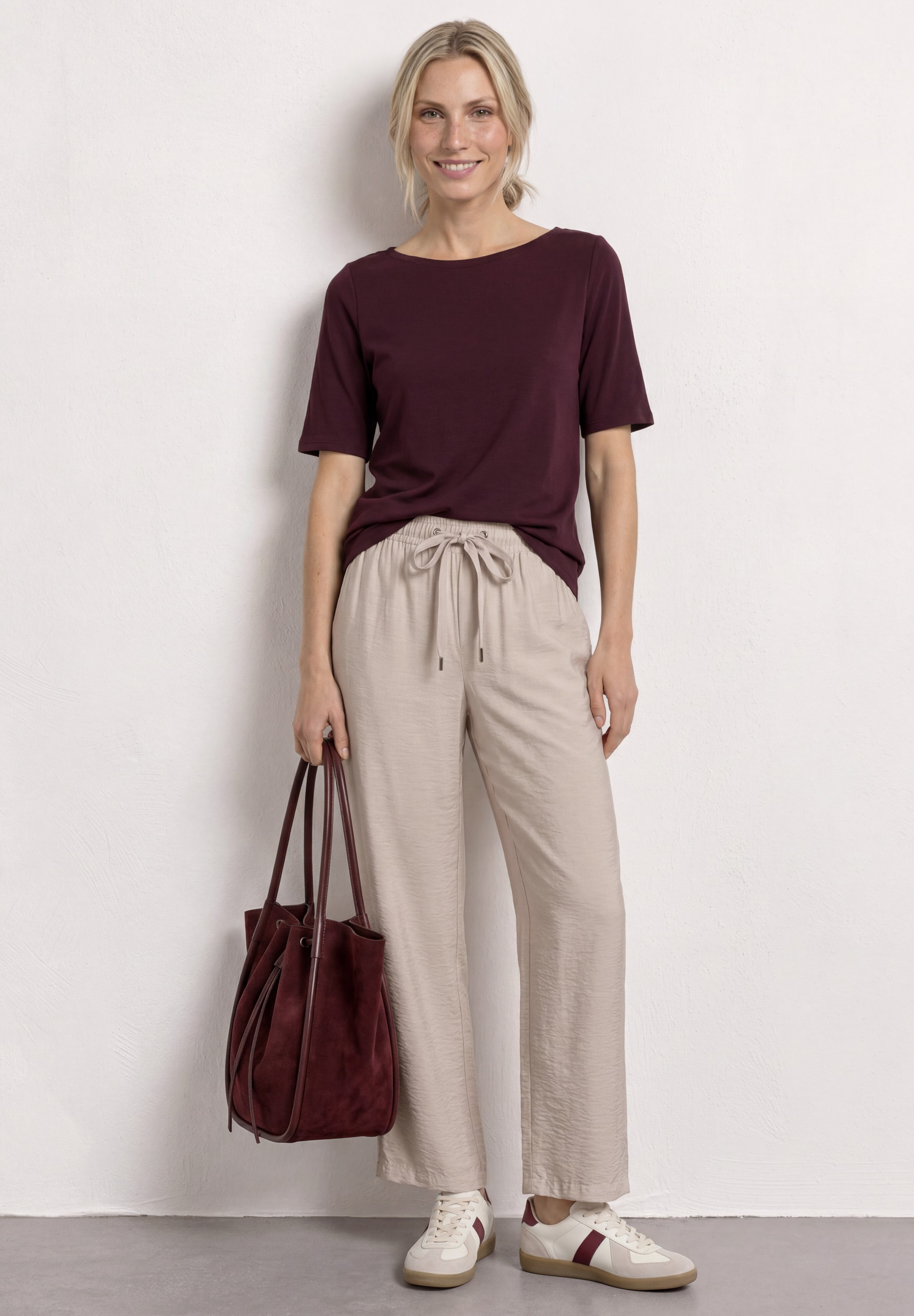 STREET ONE Stoffhose »Style Emee«  Sommerhose vim Loose Fit
