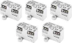 Homematic Ip Smart-Home-Steuerelement »Jalousieaktor - Unterputz 5er Set« in weiß, Größe 0