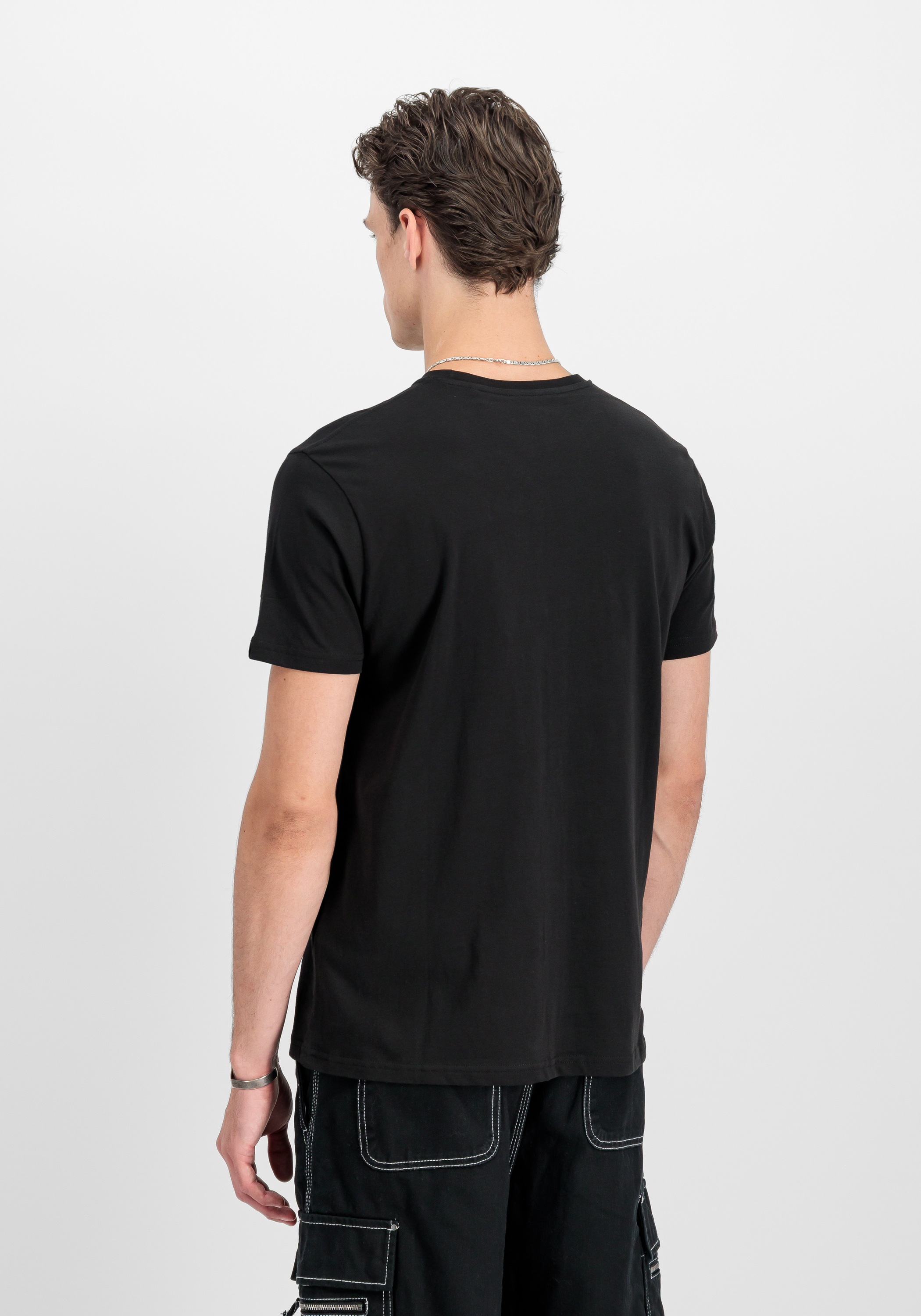 Alpha Industries T-Shirt »Alpha Industries Men - T-Shirts Basic T-Shirt BL Rubber«