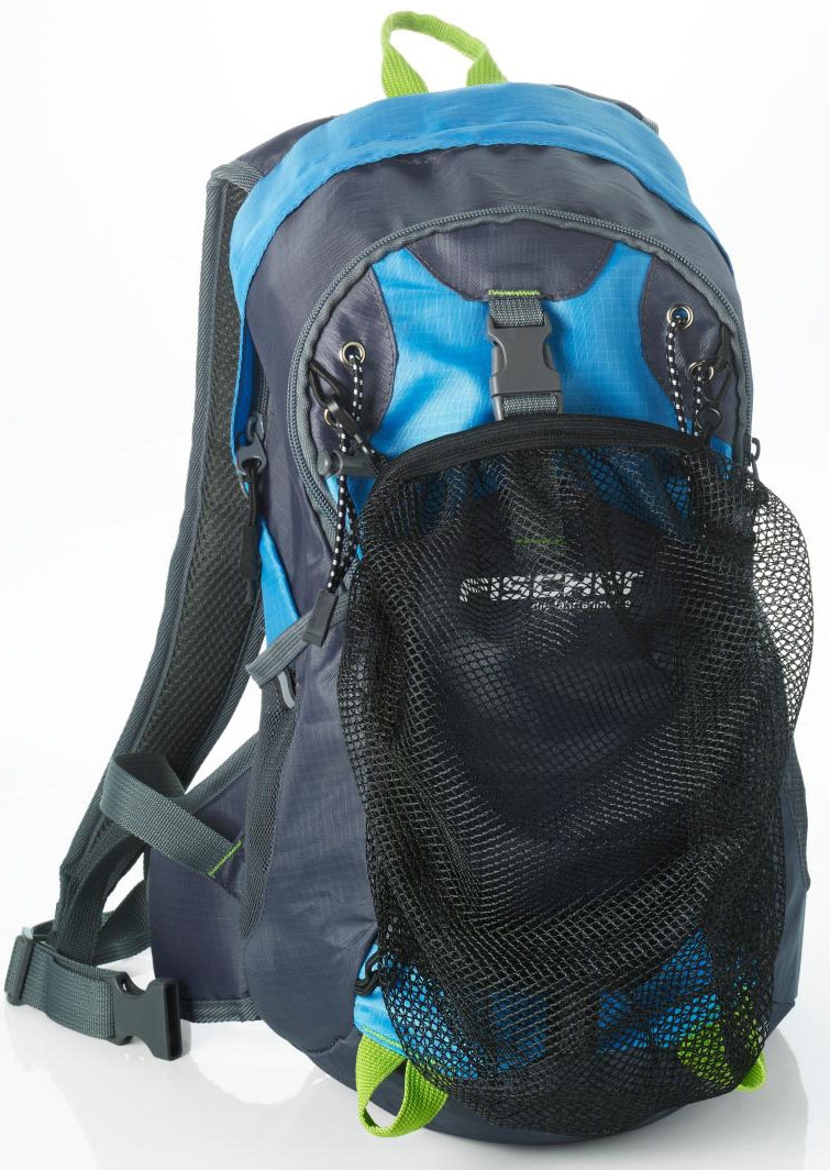 FISCHER Fahrrad Fahrradrucksack »Rucksack mit Helmnetz«, mit Helmnetz
