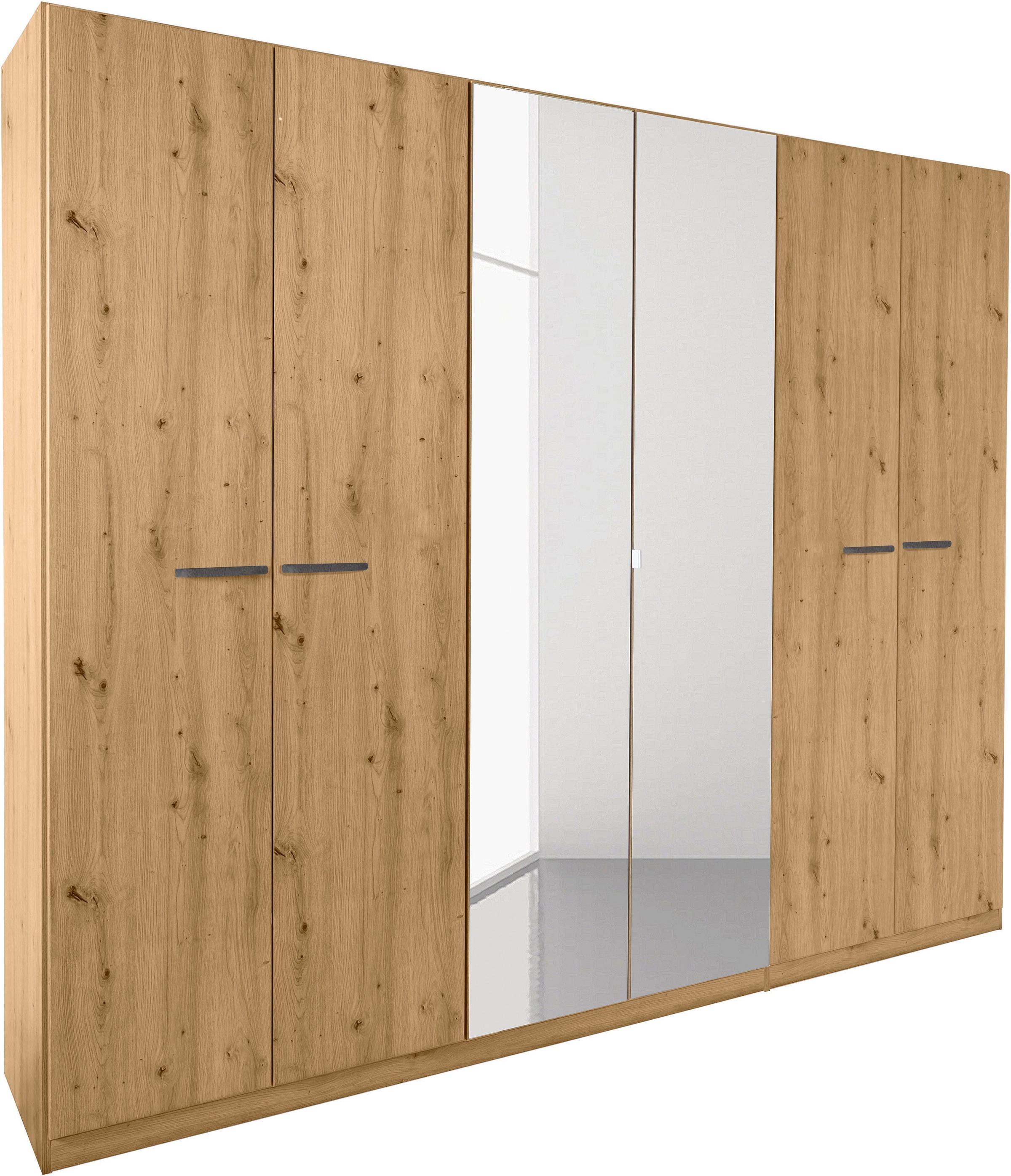 rauch Drehtürenschrank »Kleiderschrank Schrank Garderobe TOPSELLER OTELI inkl. Inneneinteilung«, (erhältlich in Breiten 91-360 cm, ab Breite 136cm inkl. Innenschubladen), mit zusätzlichen Einlegeböden, optional mit Spiegel MADE IN GERMANY