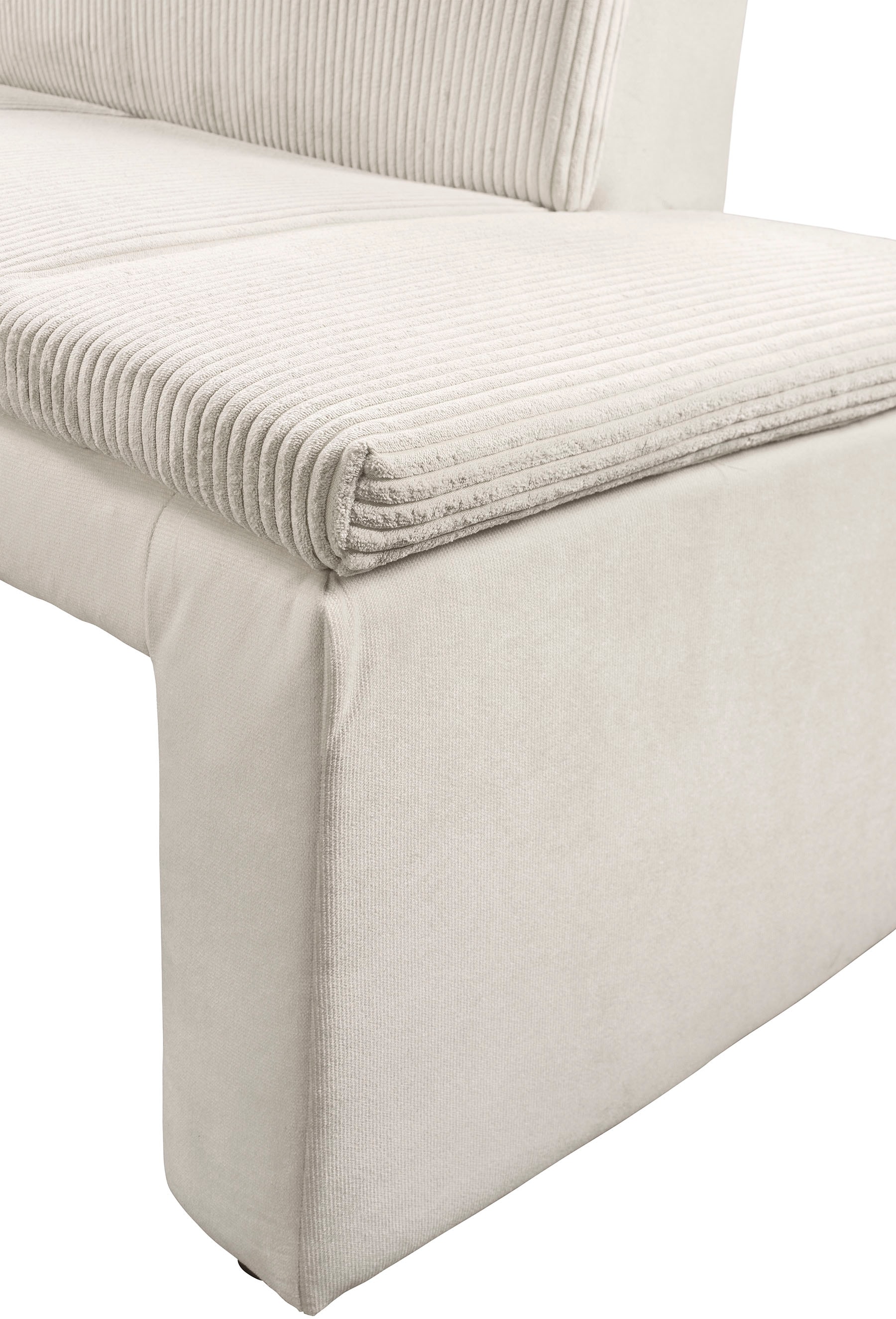 exxpo - sofa fashion Eckbank »Cortado, elegant und modern mit hohem Sitzkomfort« hohe Bodenfreiheit, schöne Detailverarbeitung, wahlweise Lederbezug