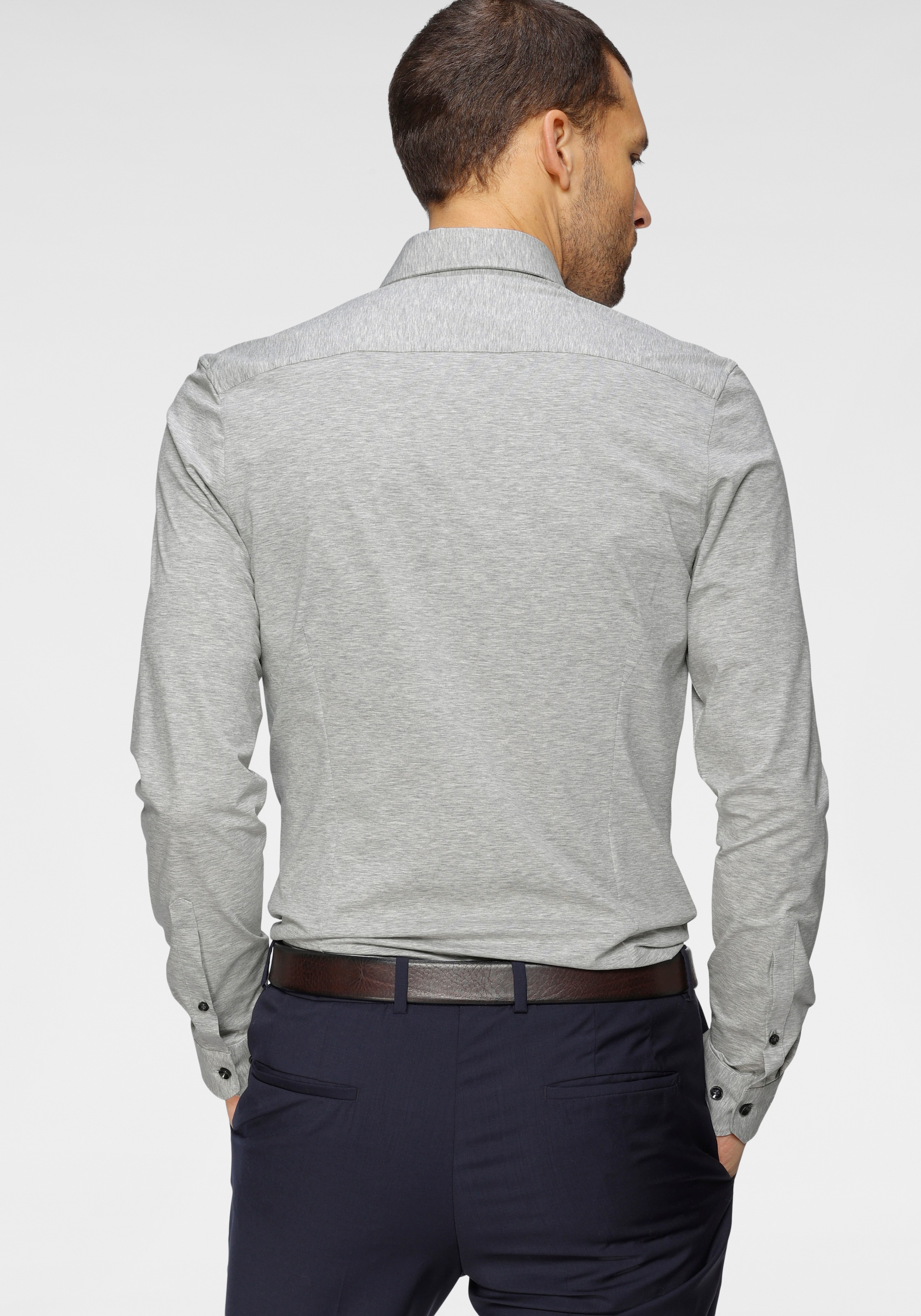 OLYMP Businesshemd »No. Six 24/Seven super slim«, in bequemer Jersey-Qualität