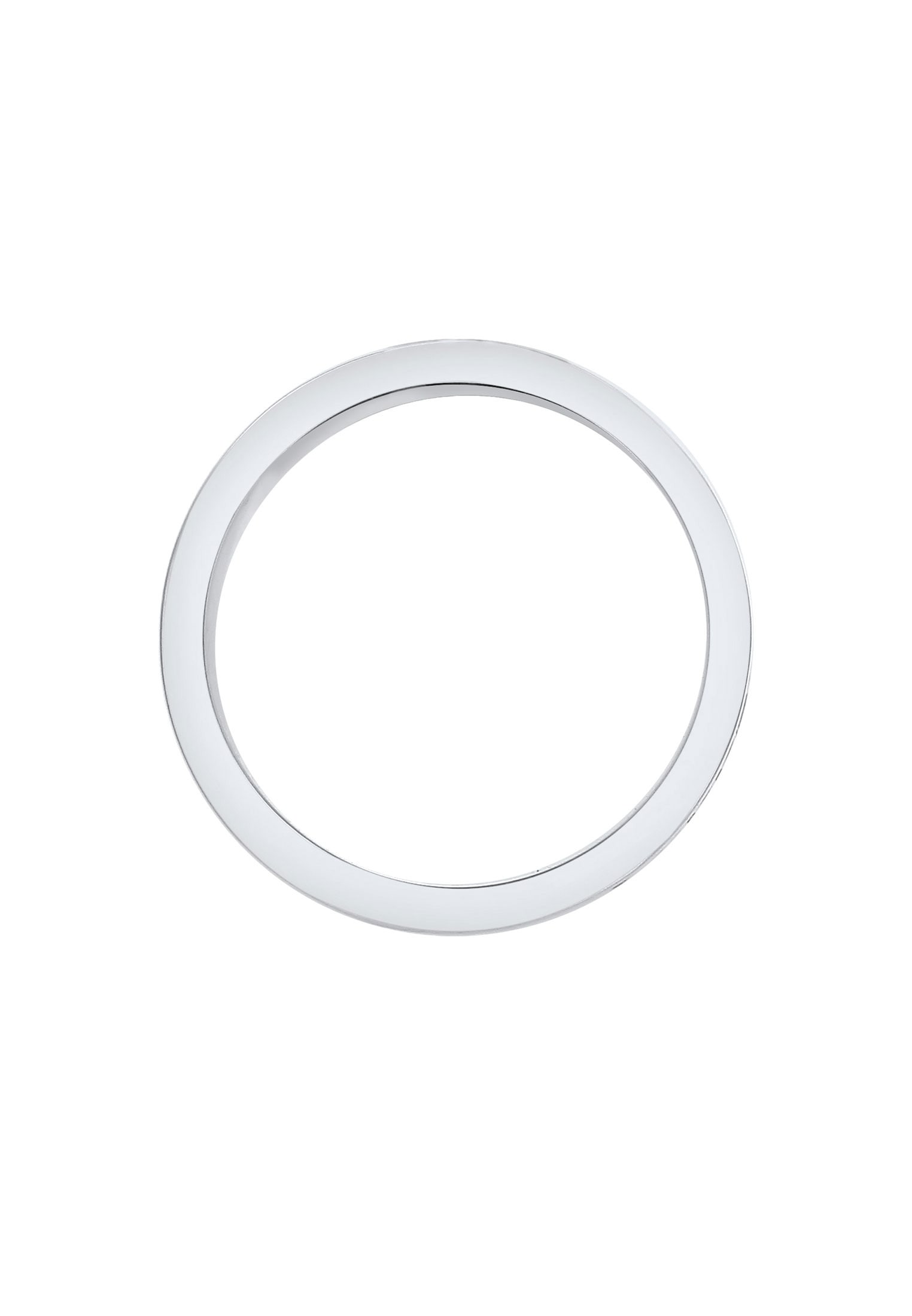 Kuzzoi Silberring »Ring Herren Bandring Römische Zahlen 925 Silber«