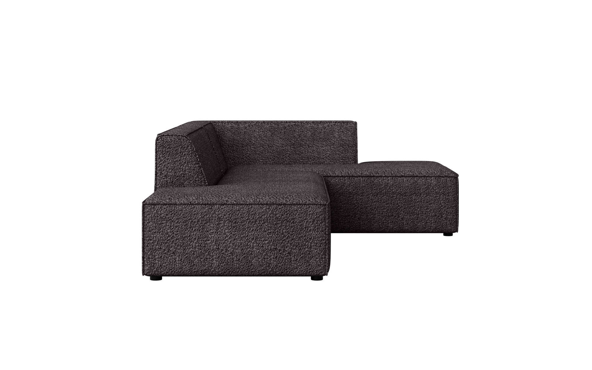 INOSIGN Ecksofa »Ecksofa Cavan mit Ottomane links oder rechts bestellbar«, L-Form mit Wellenunterfederung, Maße B/T/H: 270/180/72 cm