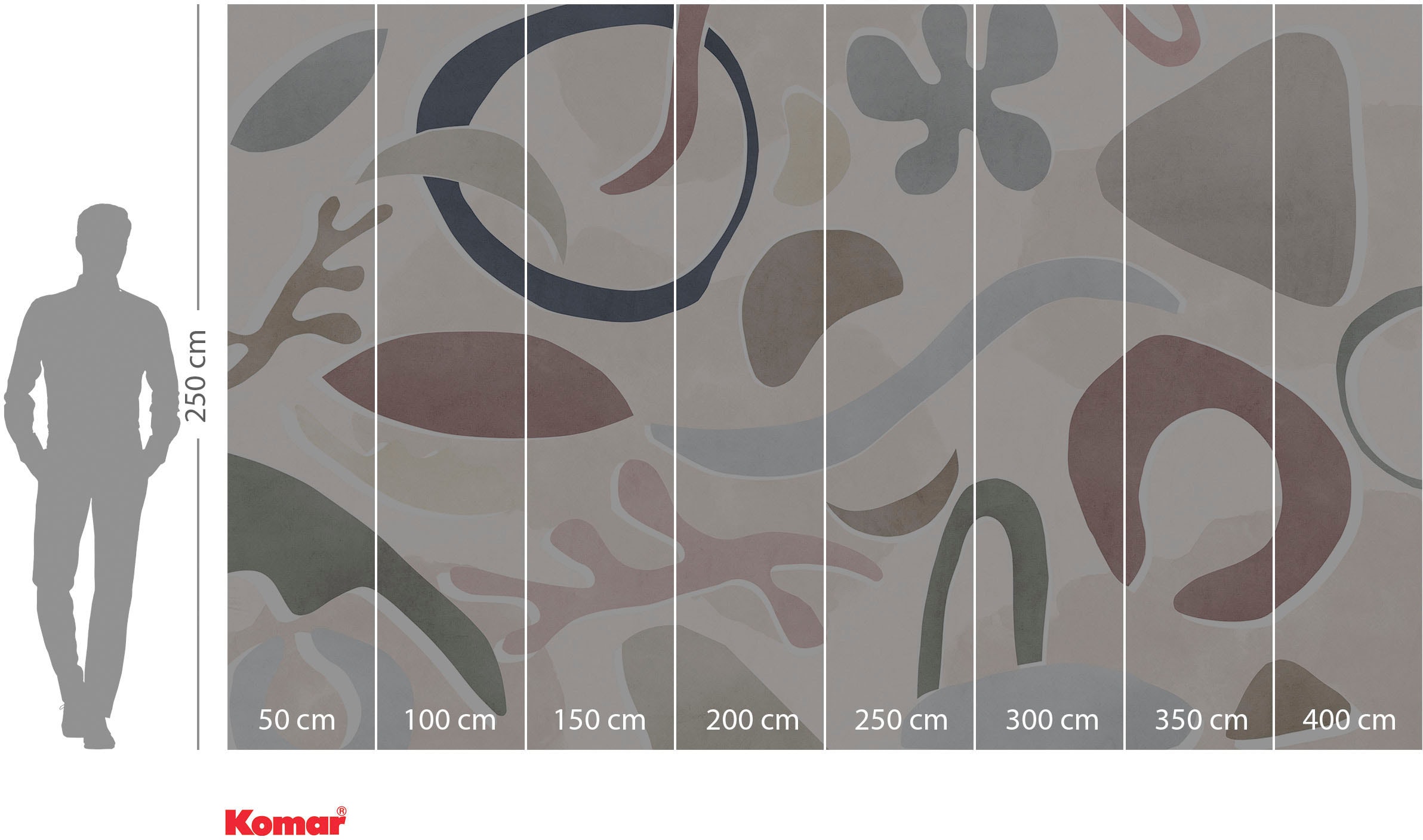 Komar Vliestapete »Digitaldruck Vlies - Paradox Pristine - Größe 400 x 250 cm«, bedruckt, Wohnzimmer, Schlafzimmer