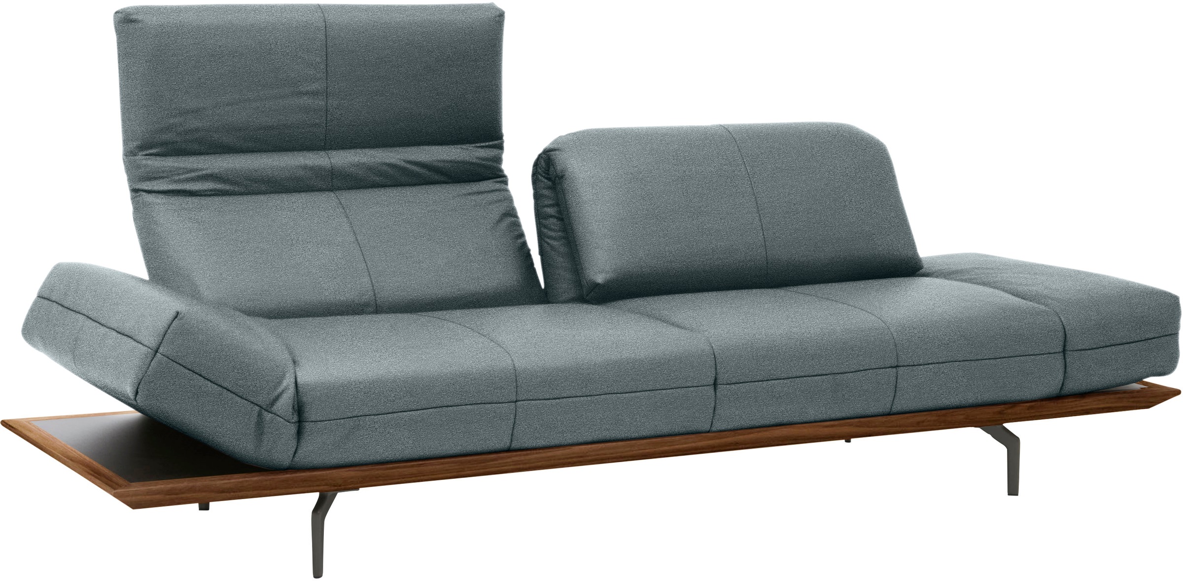 Creation BY ROLF BENZ 4-Sitzer »CR.420, Designsofa, Loungesofa«, in 2 Qualitäten, Holzrahmen in Eiche Natur oder Nußbaum, Breite 252 cm