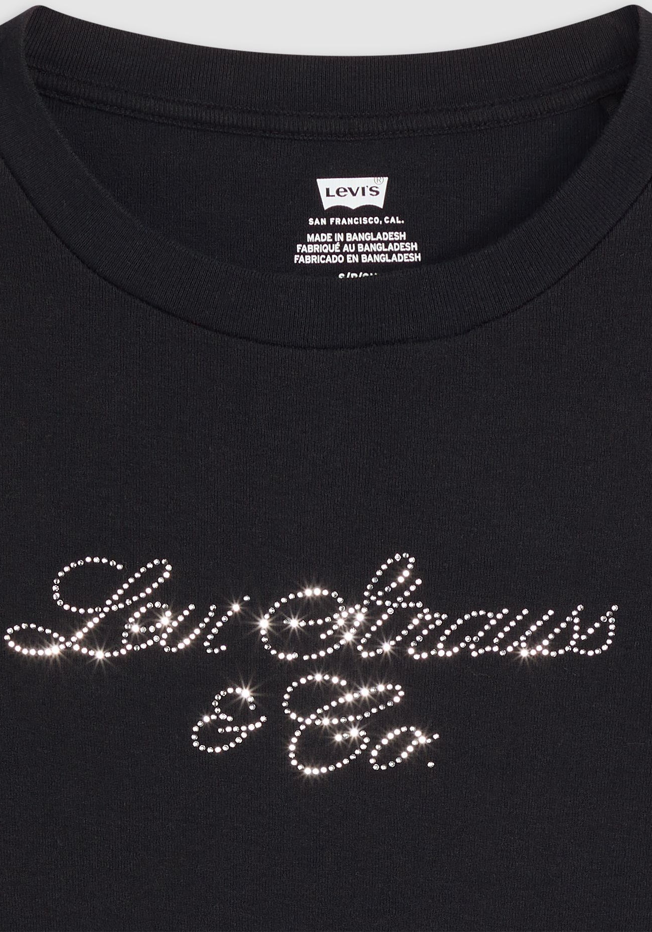 Levi's® Langarmshirt »GR ESSENTIAL LS T« mit Glitzersteinen