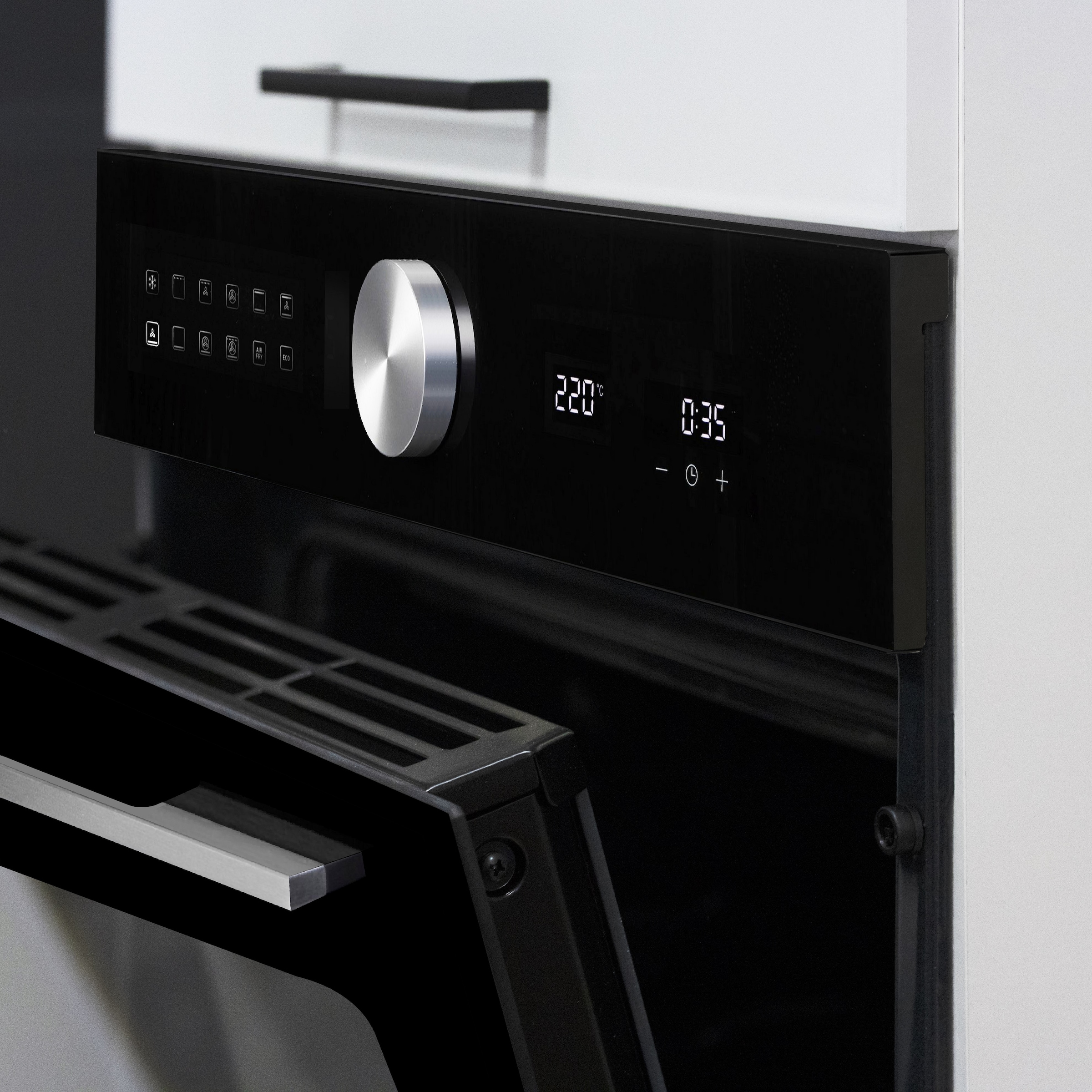 KOCHSTATION Küchenzeile »Luna, Einbauküche, Zeilenküche, mit Soft-Close Funktion, Made in Italy« Breite 300 cm ohne E-Geräte, mit Spüle+Siphon und Aufsatz