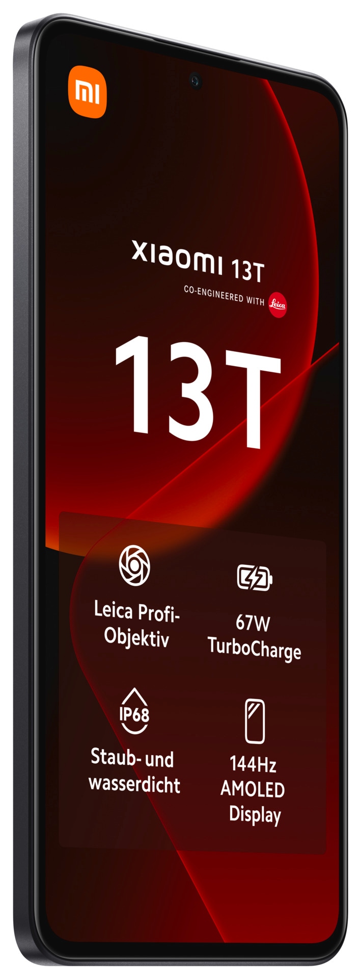 Xiaomi Smartphone »13T mit 8GB RAM + 256GB internem Speicher«, Schwarz, 16,94 cm (6,67 Zoll) 144 Hz CrystalRes AMOLED Display