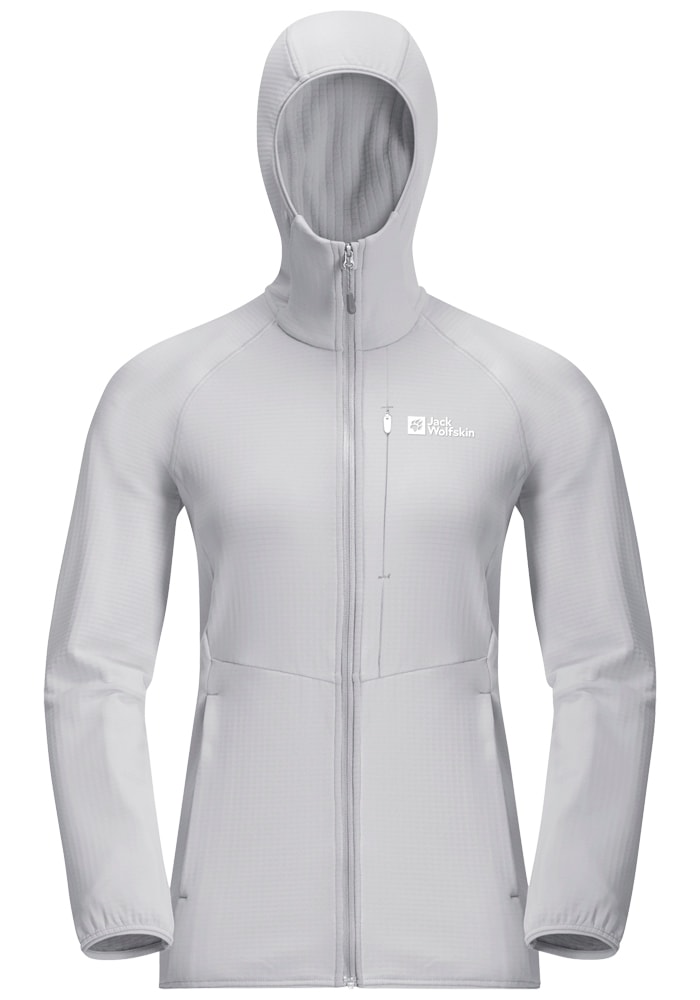 Jack Wolfskin Fleecejacke »KOLBENBERG HOODED FZ W«, mit Kapuze