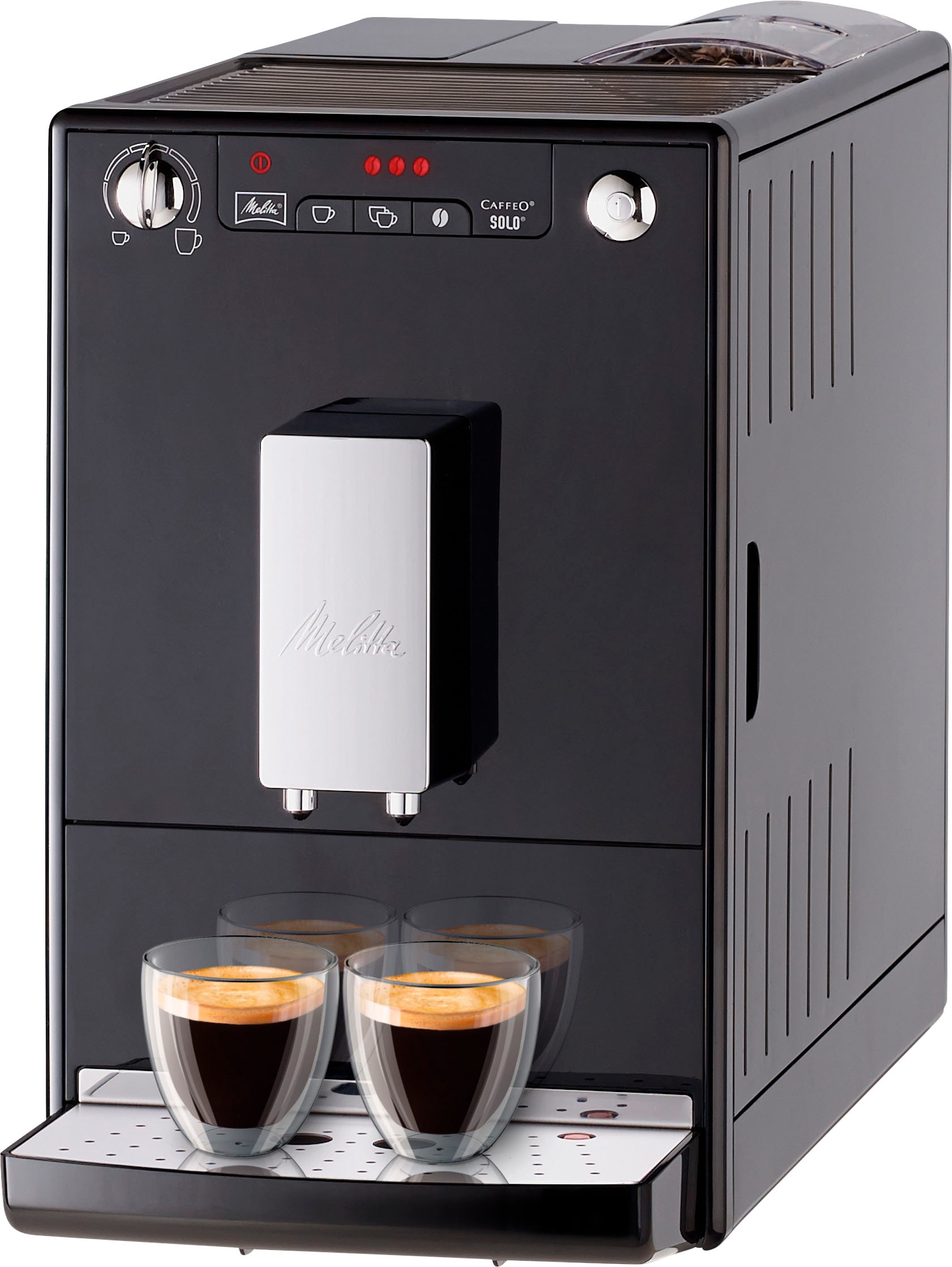 Melitta Kaffeevollautomat »Solo® E950-201, schwarz«, Perfekt für Café crème  & Espresso, nur 20cm breit jetzt online bei OTTO | Kaffeevollautomaten