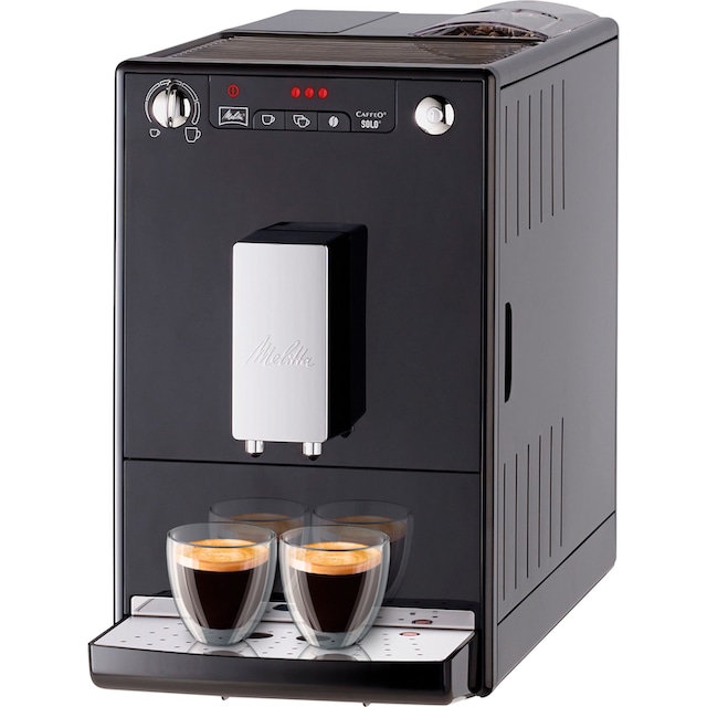 Melitta Kaffeevollautomat »Solo® E950-201, schwarz«, Perfekt für Café crème  & Espresso, nur 20cm breit jetzt online bei OTTO