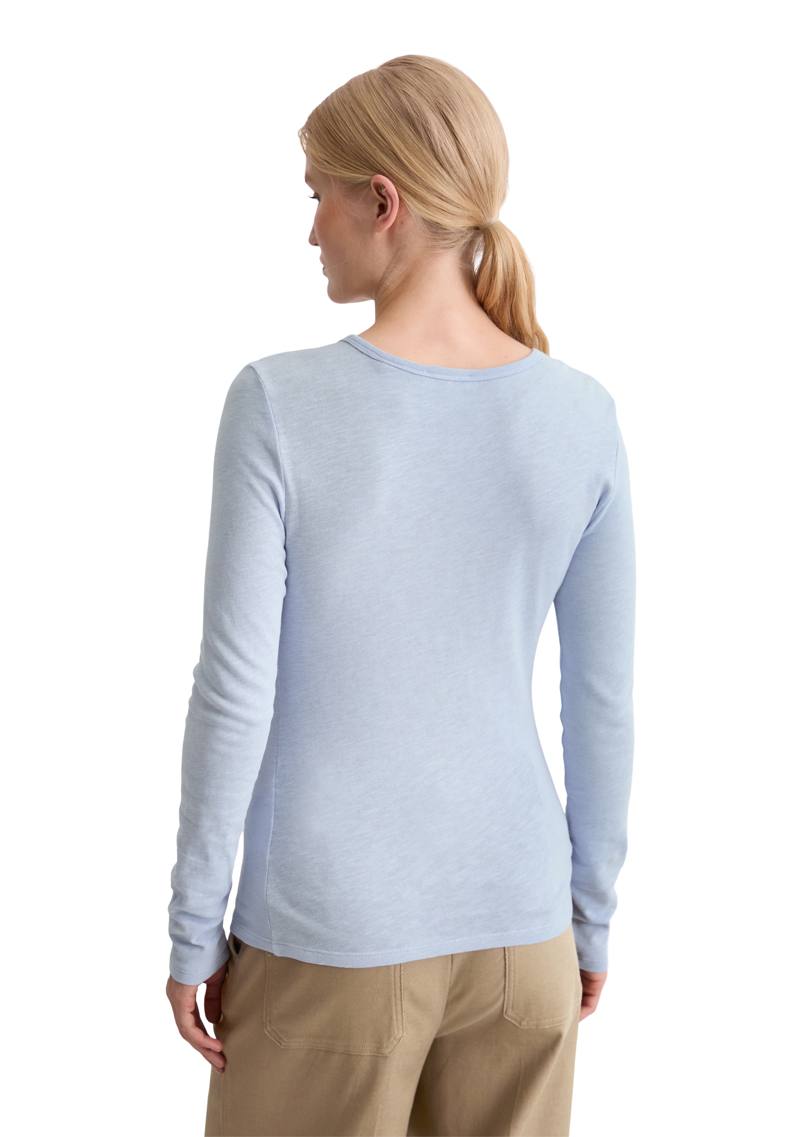 Marc O'Polo Longsleeve »regular fit aus Slub Jersey«