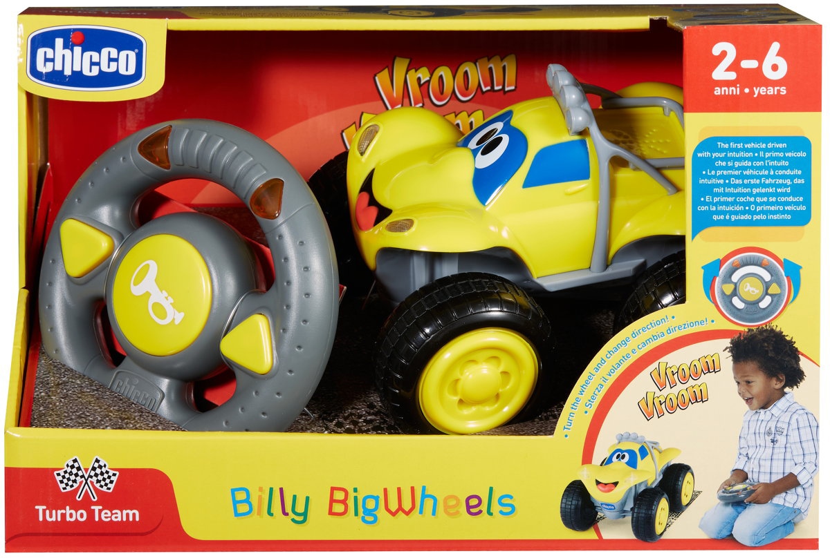 Chicco RC-Auto »Billy Bigwheels, Gelb«, mit Licht- und Soundfunktion