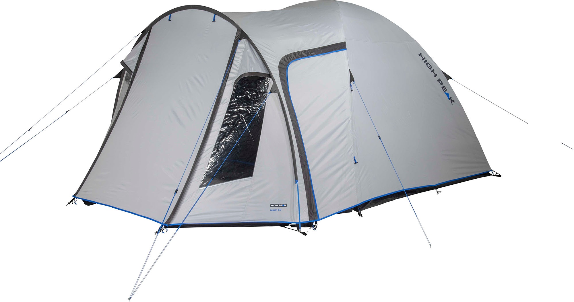 High Peak Kuppelzelt »Zelt Tessin 5.0«, 5 Personen, (mit Transporttasche)