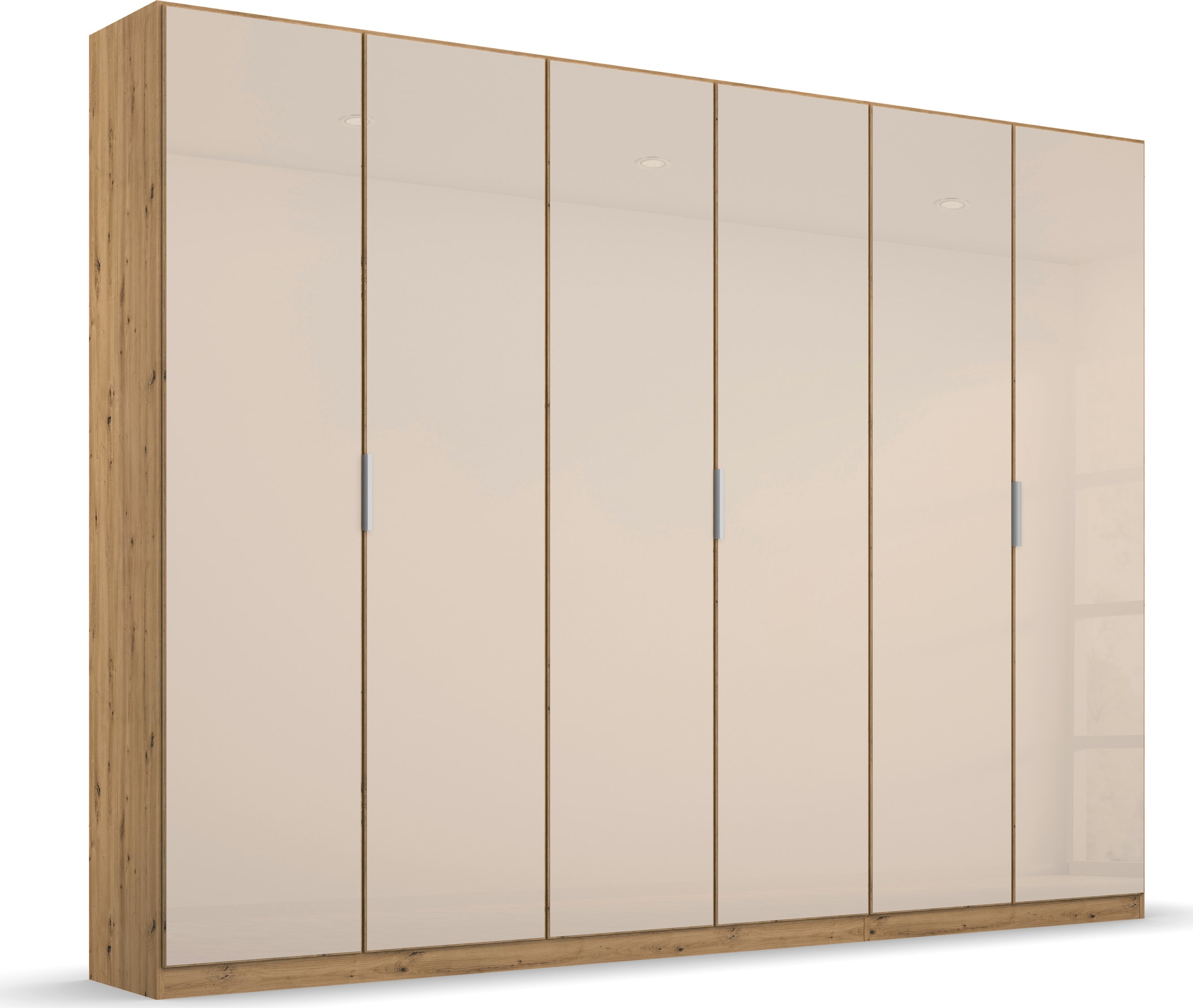 rauch Drehtürenschrank »Kleiderschrank Schrank Garderobe KOLUNA mit hochwertiger Glasfront«, inkl. 2 Innenschubladen sowie extra Einlegeböden MADE IN GERMANY
