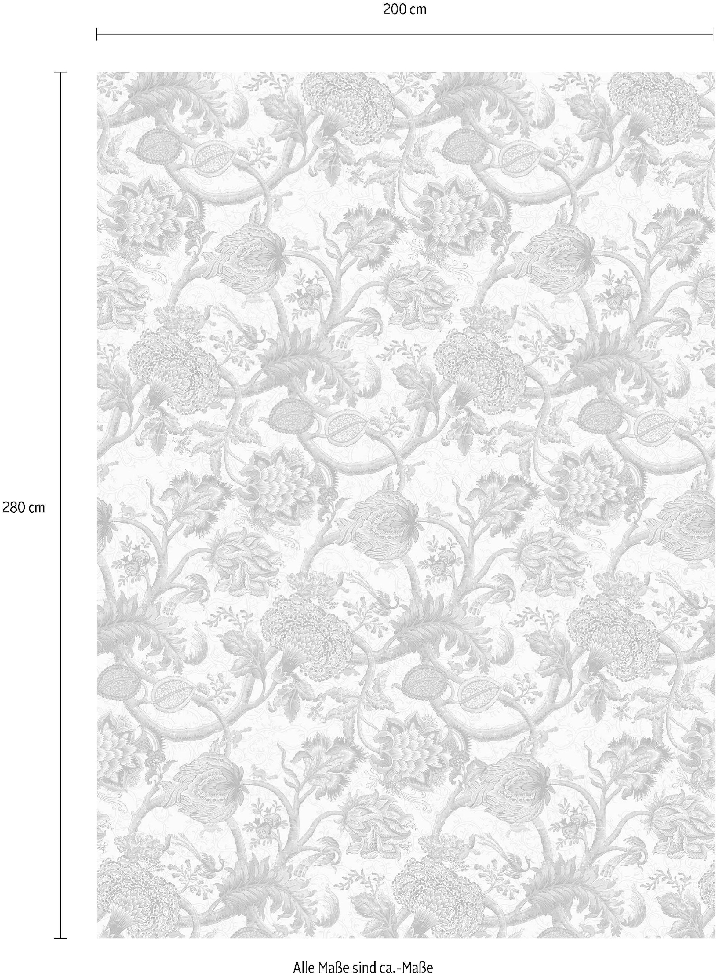 Komar Vliestapete »Digitaldruck Vlies -  Fleurs - Größe 200 x 280 cm« bedruckt glatt Wohnzimmer, Schlafzimmer