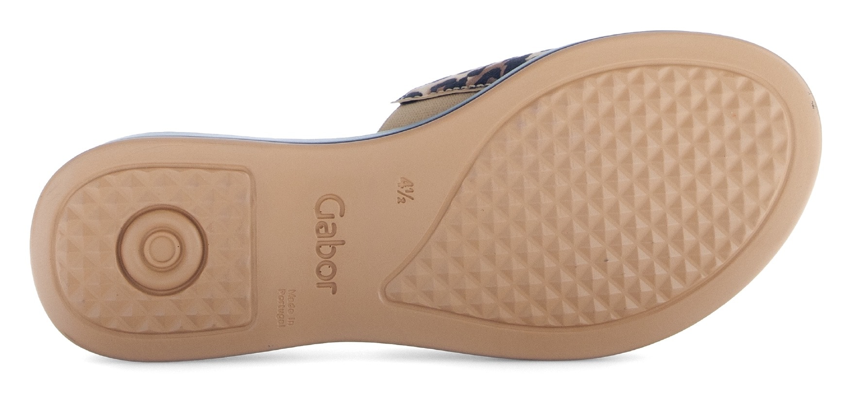 Gabor Pantolette »RHODOS«, Sommerschuh, Komfortschuh, kleiner Stretcheinsatz, Weite G (=weit)