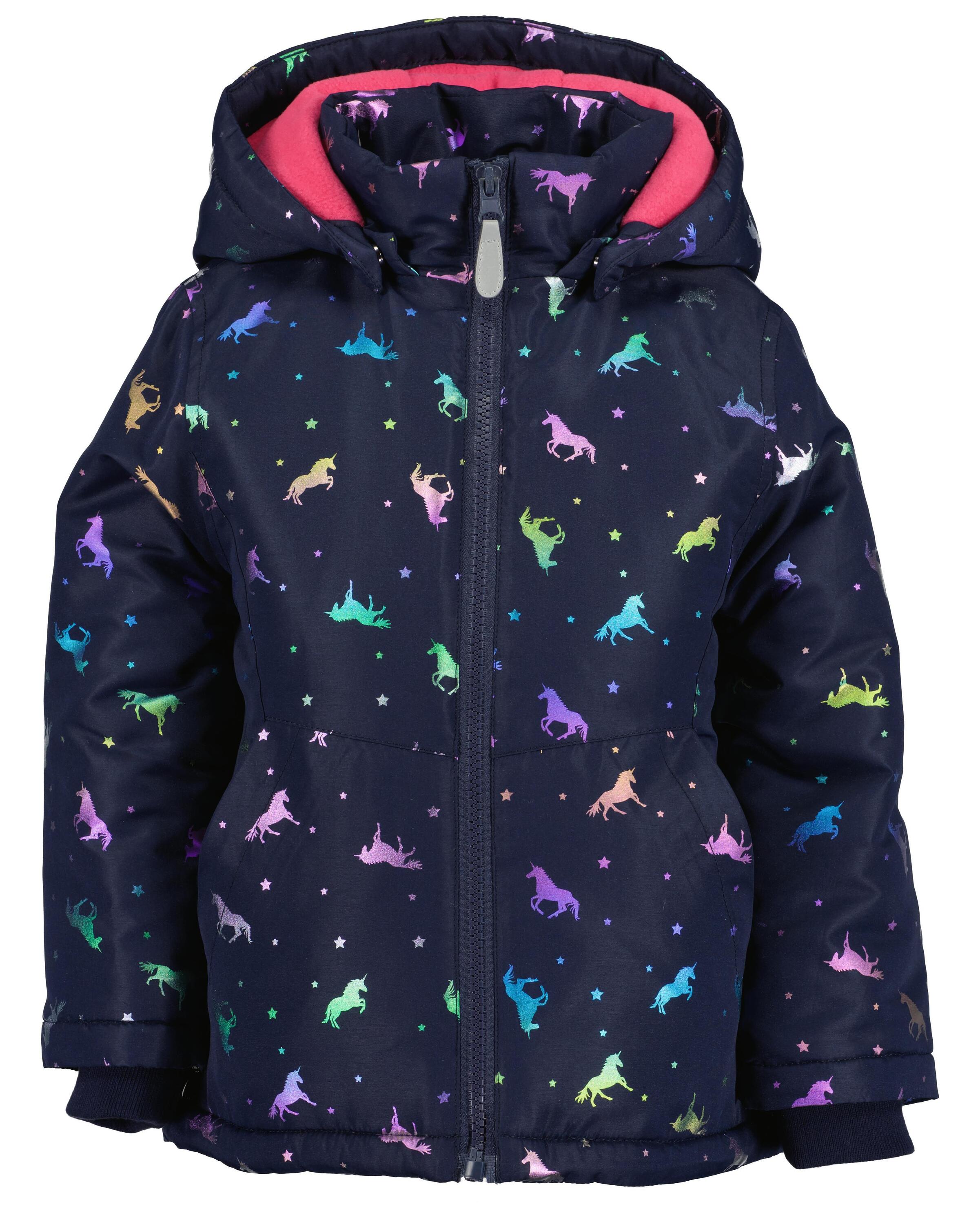 Blue Seven Mädchen Winterjacke »Mädchen Winterjacke KIDS GIRLS BASIC« 1 Stk. tlg. mit Kapuze in blau, Größe 110