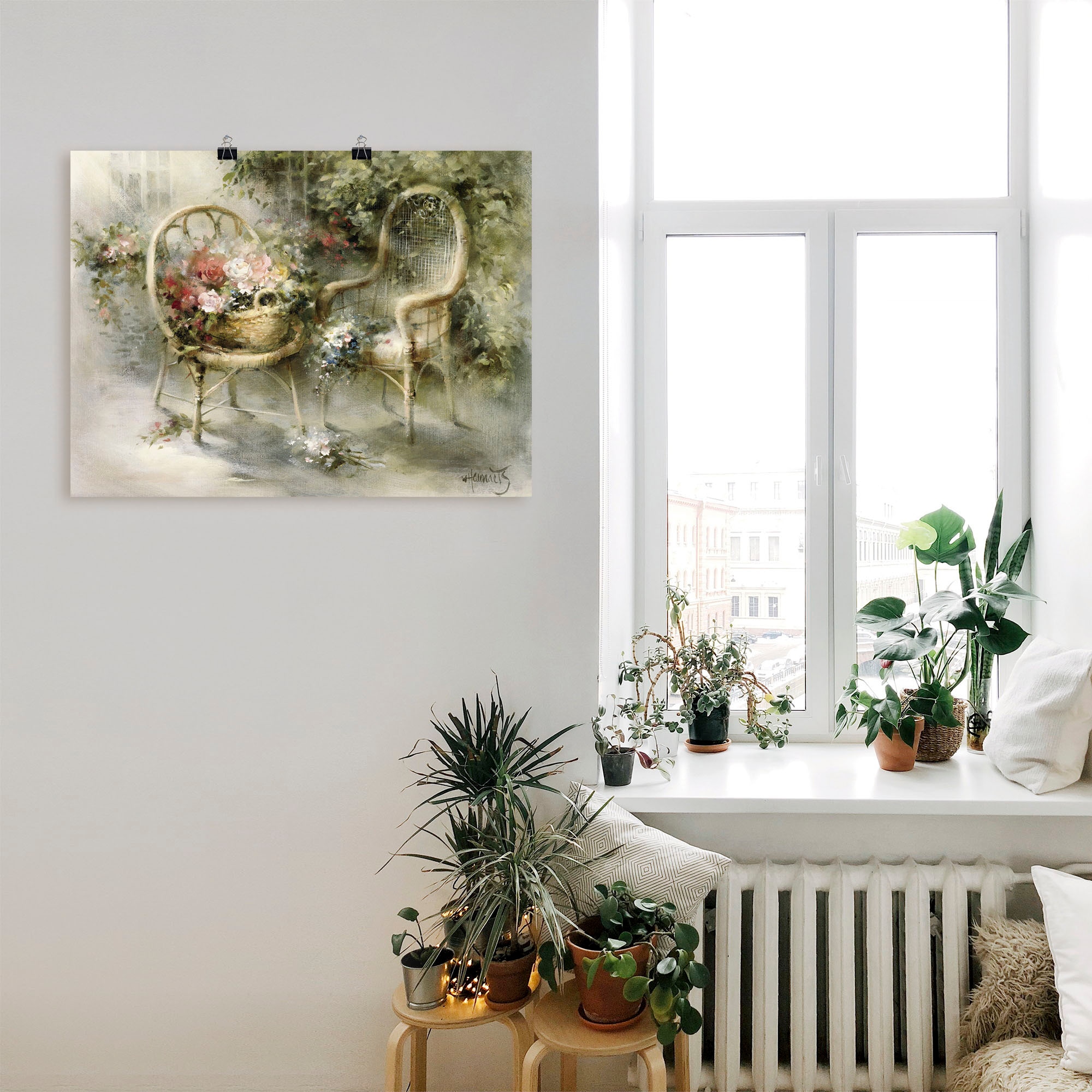 Artland Wandbild »Sommer II« Garten 1 Stk. tlg. als Leinwandbild, Poster in verschied. Größen