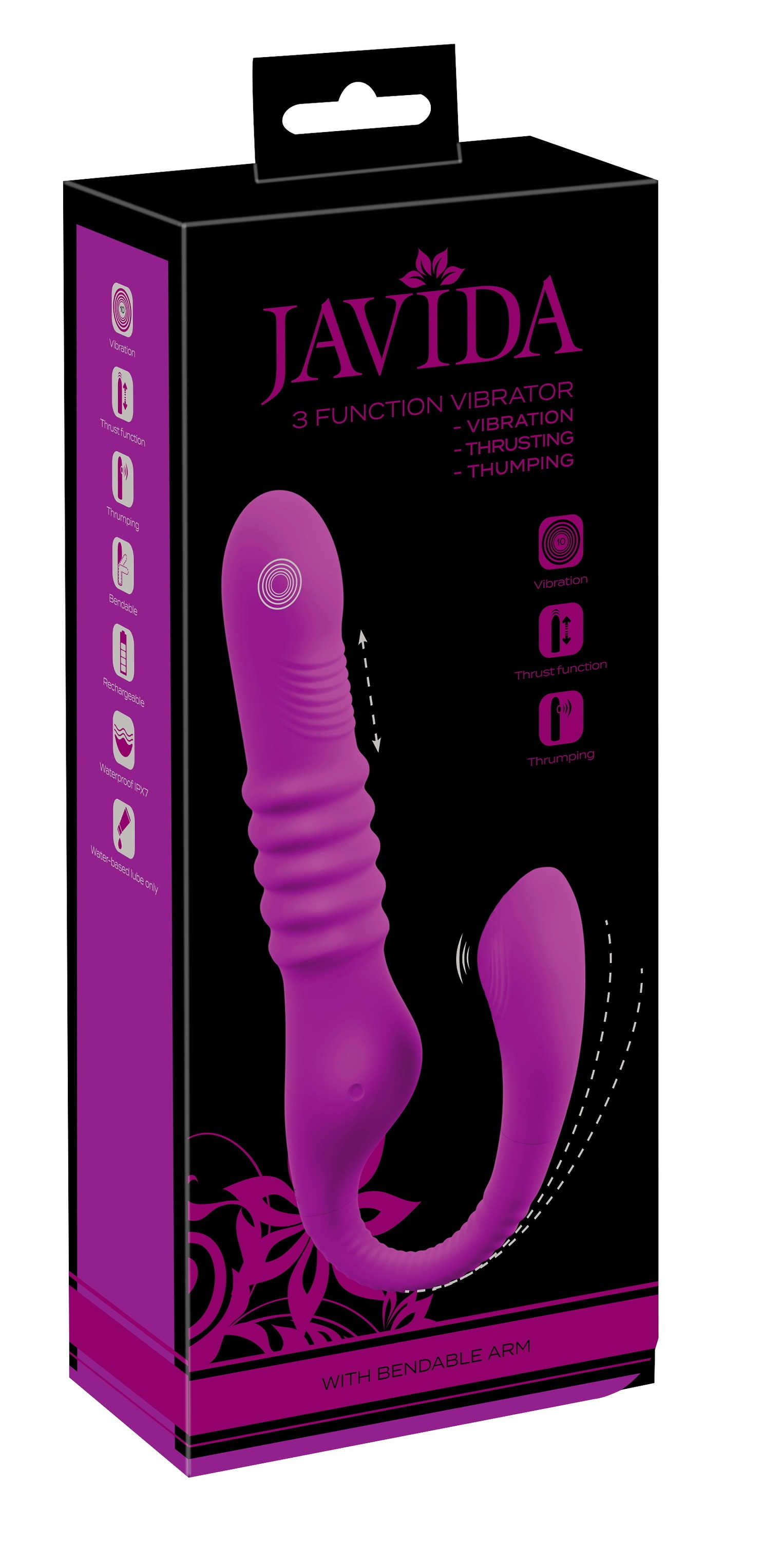 Javida Vibrator »Stoßvibrator 3 Function Vibrator«