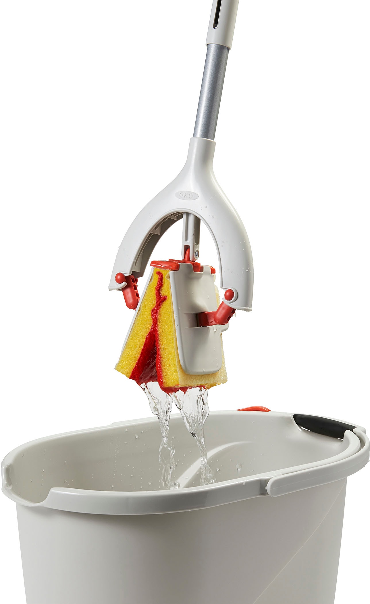 OXO Good Grips Bodenwischer-Set »Butterfly«, mit breitem, saugfähigen Schwamm