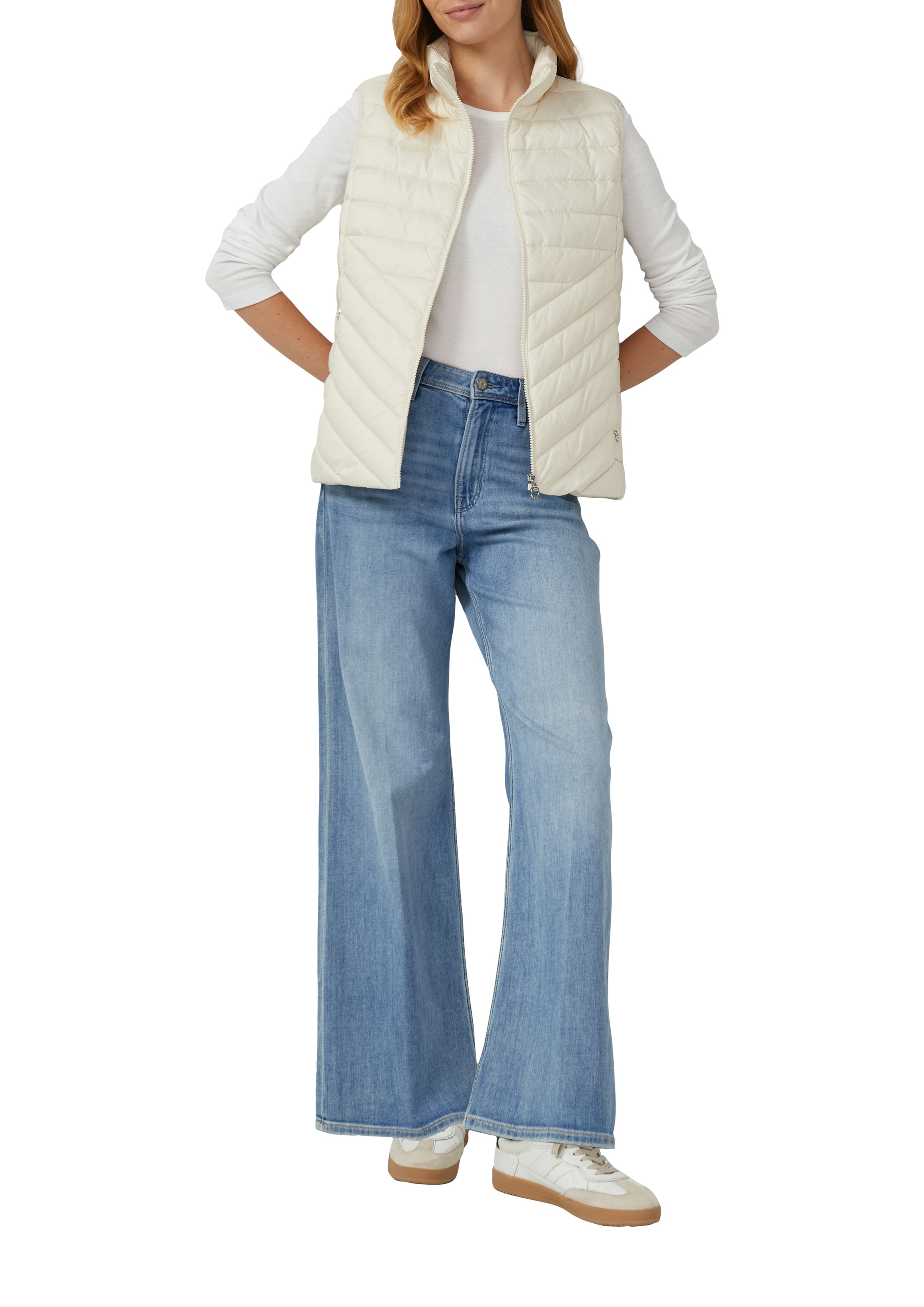 s.Oliver Langarmshirt 2 Stk. mit Rundhalsausschnitt, 2er Pack