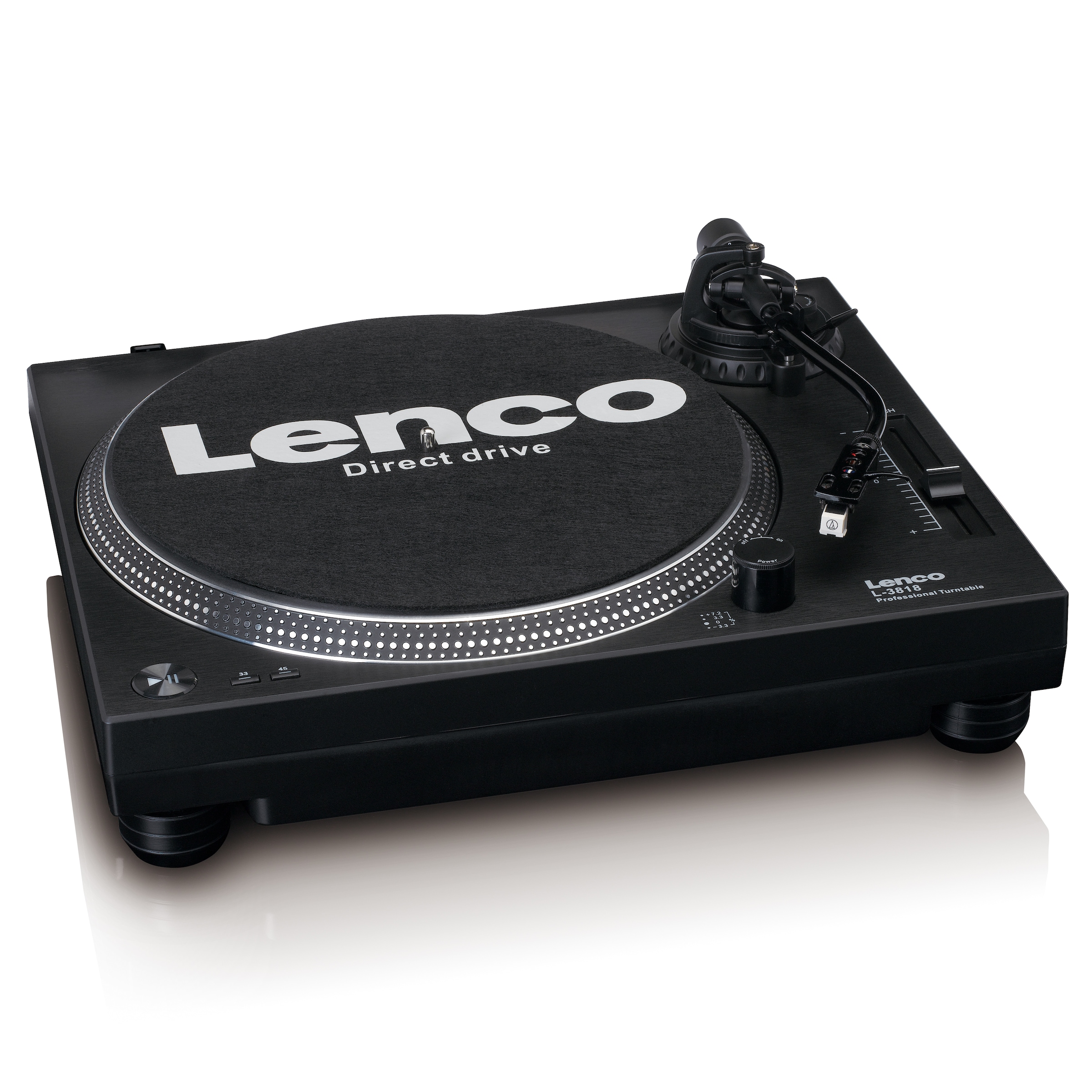 Lenco Plattenspieler »L-3818BK«, Software CD und Handbuch
