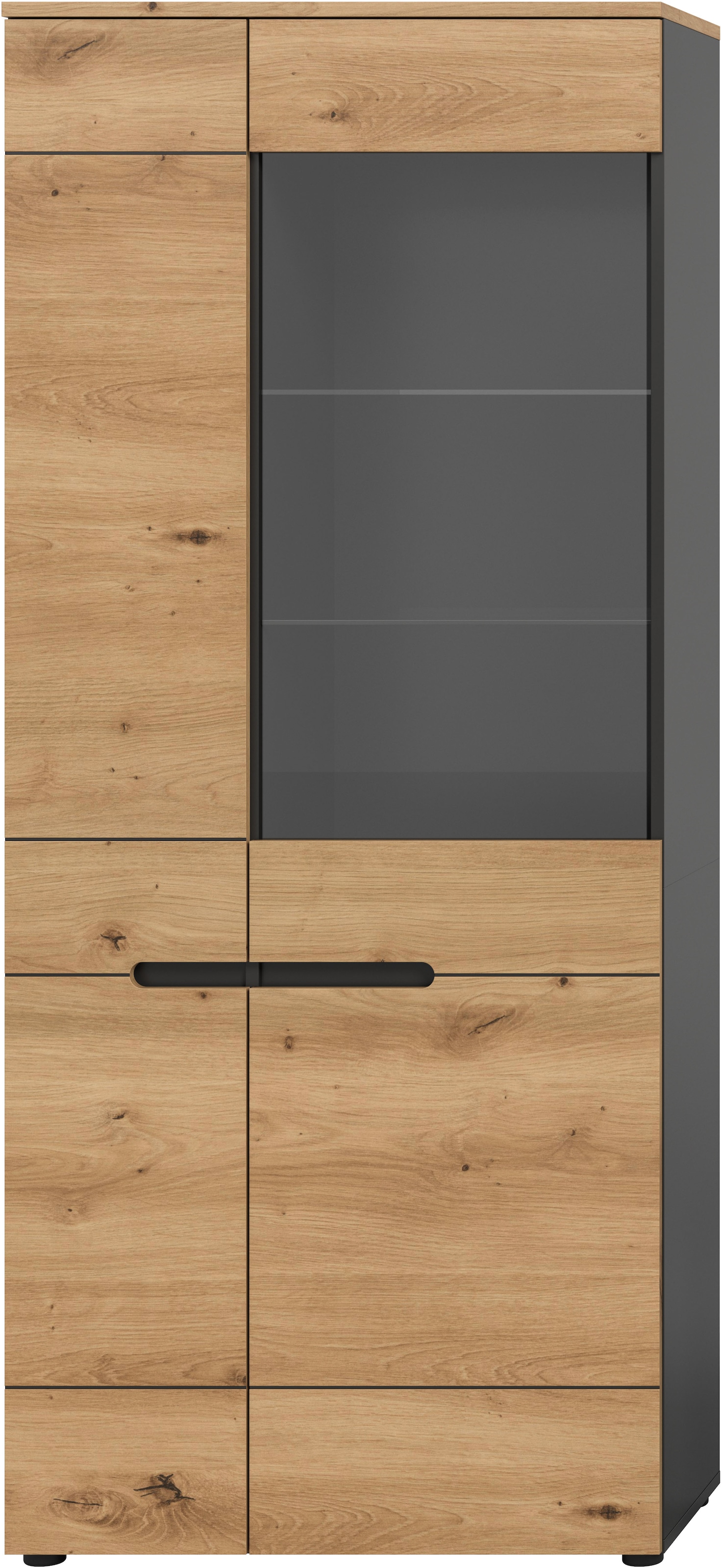 INOSIGN Vitrine »REHAT, TOPSELLER!, Höhe 190 cm, 2 Türen, 4 Einlegeböden, 2 Glasböden« 1 Stk. tlg. Vitrinenschrank, Schrank, Glasvitrine, Wohnzimmervitrine