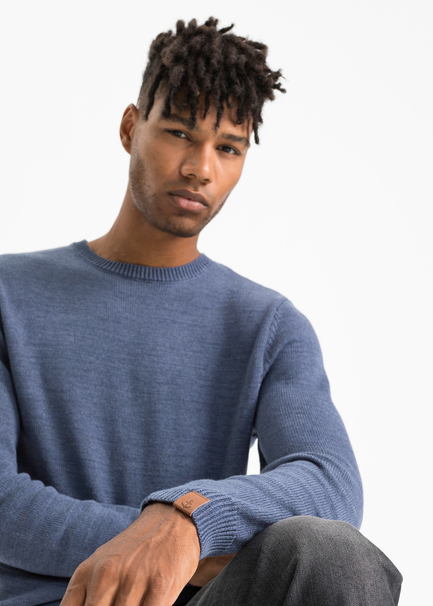 bonprix Strickpullover Feinstrickpullover mit Baumwolle