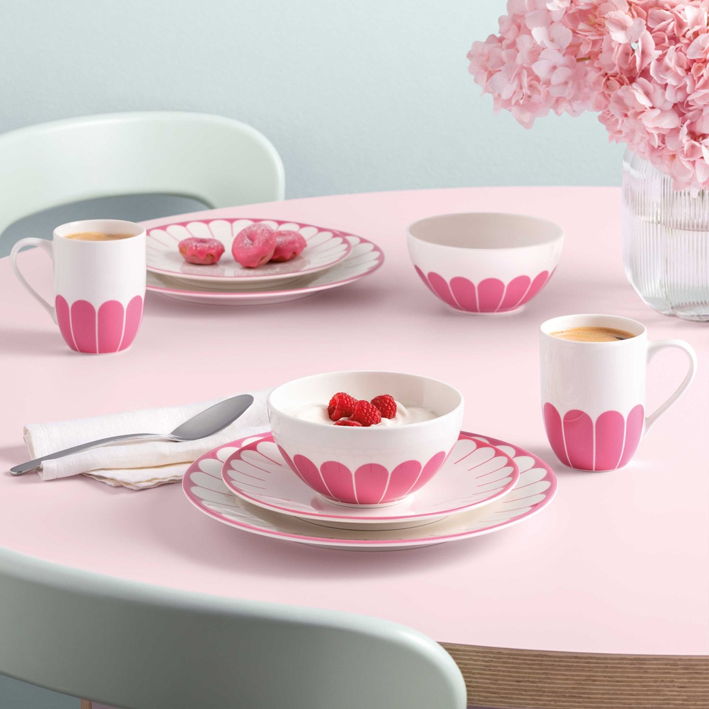 Villeroy & Boch Frühstücksteller »Frühstücksteller Fleur Couleur ø 21,2 cm 6er Set«