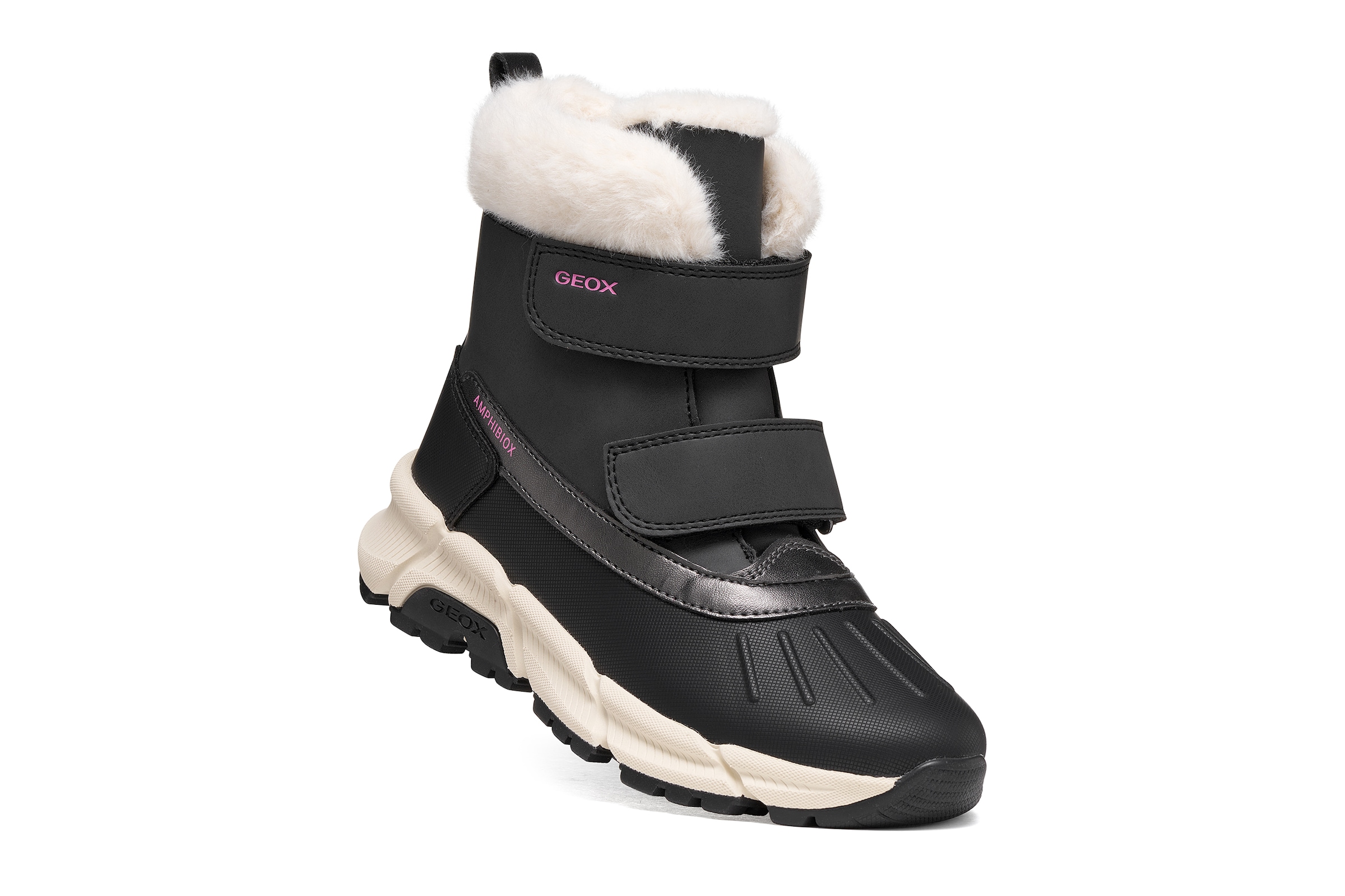 Geox Winterboots »J FLEXYPER PLUS GIRL«  Klettboots, wasserabweisend, Warmfutter, Größenschablone zum Download