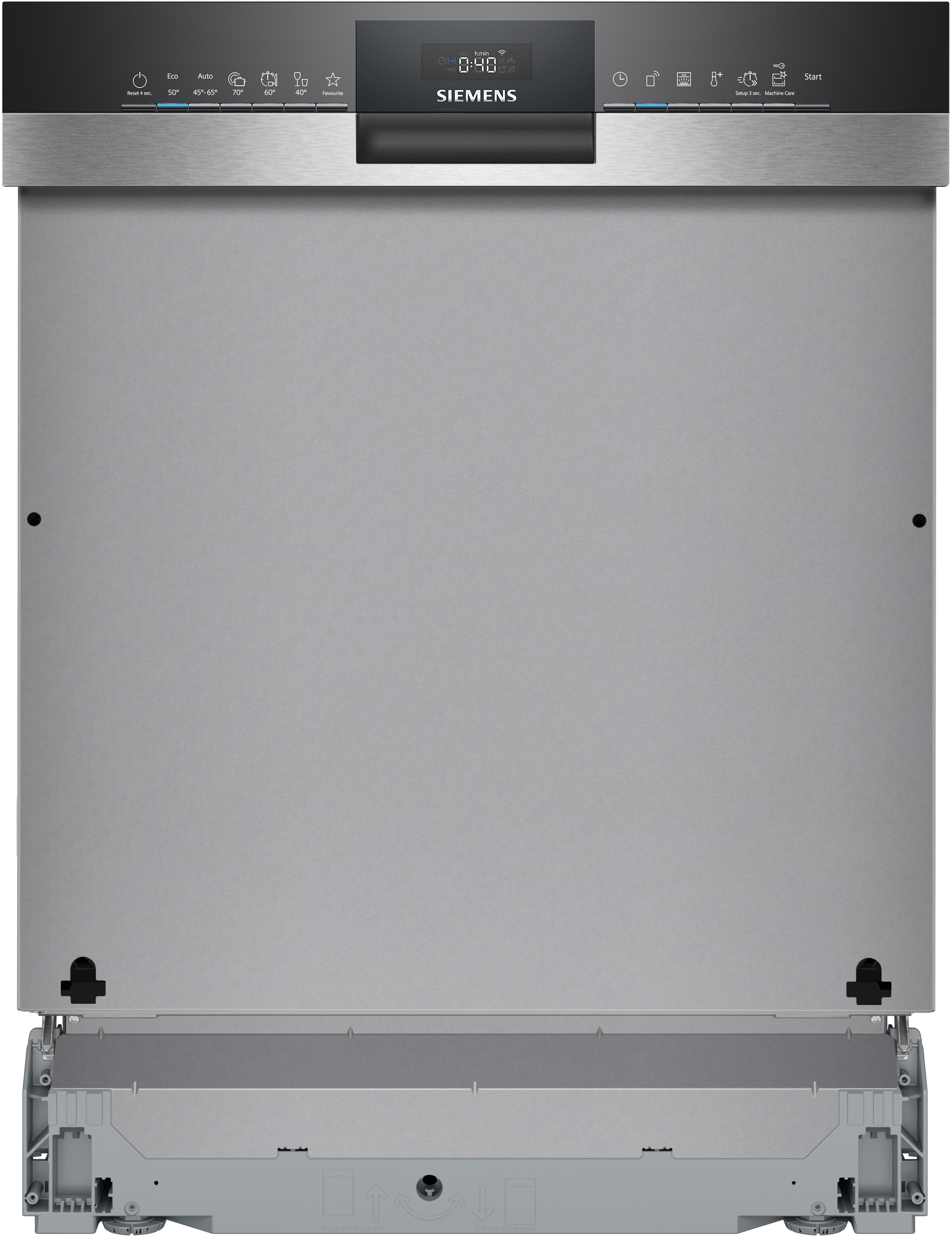 SIEMENS teilintegrierbarer Geschirrspüler iQ300 »SN53ES27AE« 13 tlg. Maßgedecke