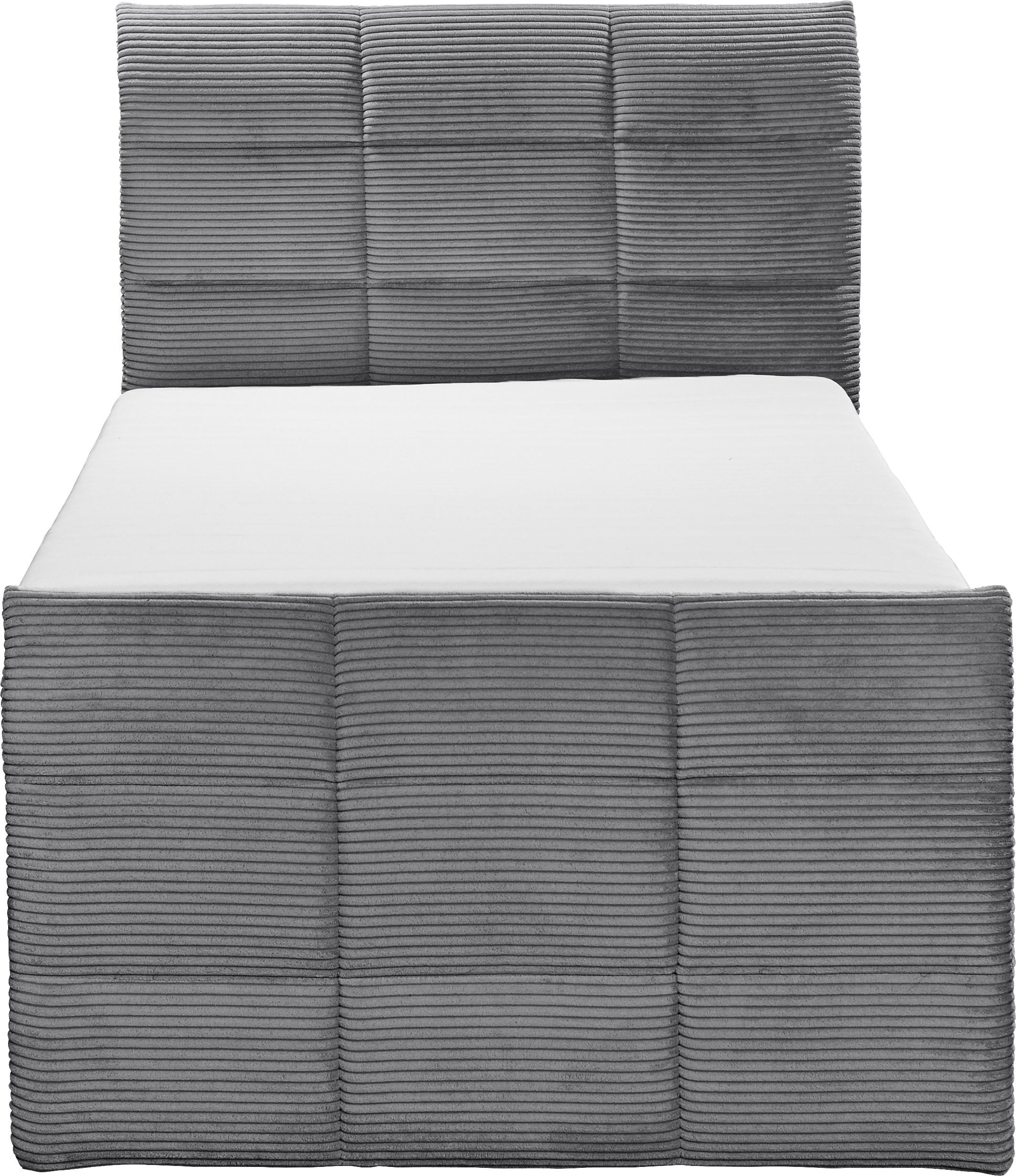 ED EXCITING DESIGN Boxspringbett »Bolivia« harte Seite mit Kokosmatte, weiche Seite mit Filzabdeckung