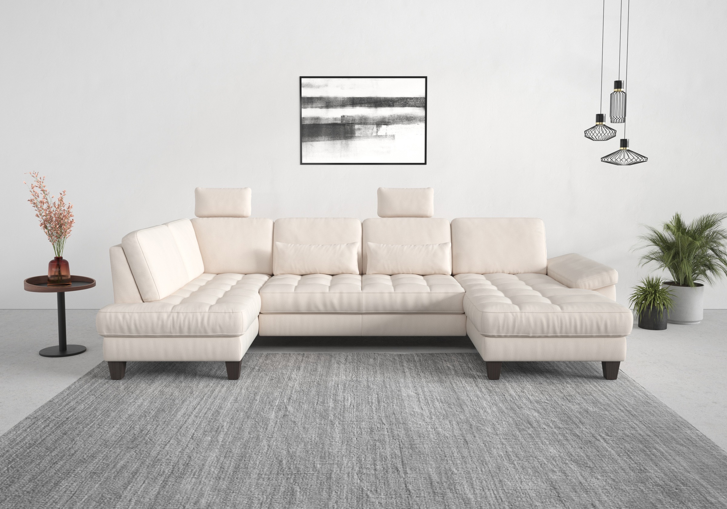 sit&more Wohnlandschaft »Westham U-Form«, wahlweise mit Bettfunktion, Bettkasten, Sitztiefenverstellung