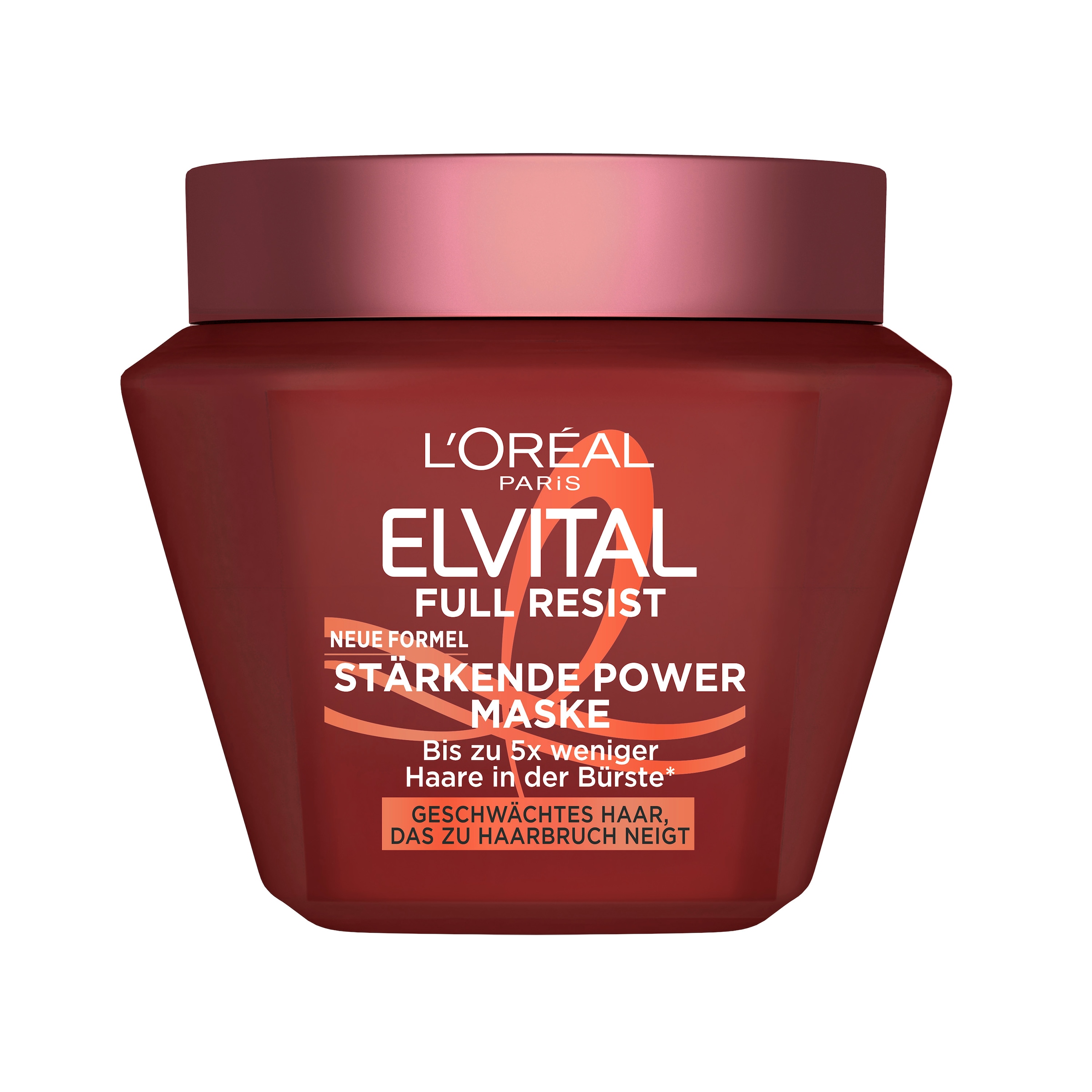 L'ORÉAL PARIS Haarmaske »ELVITAL FULL RESIST MASKE« für geschwächtes Haar, das zu Haarbruch neigt