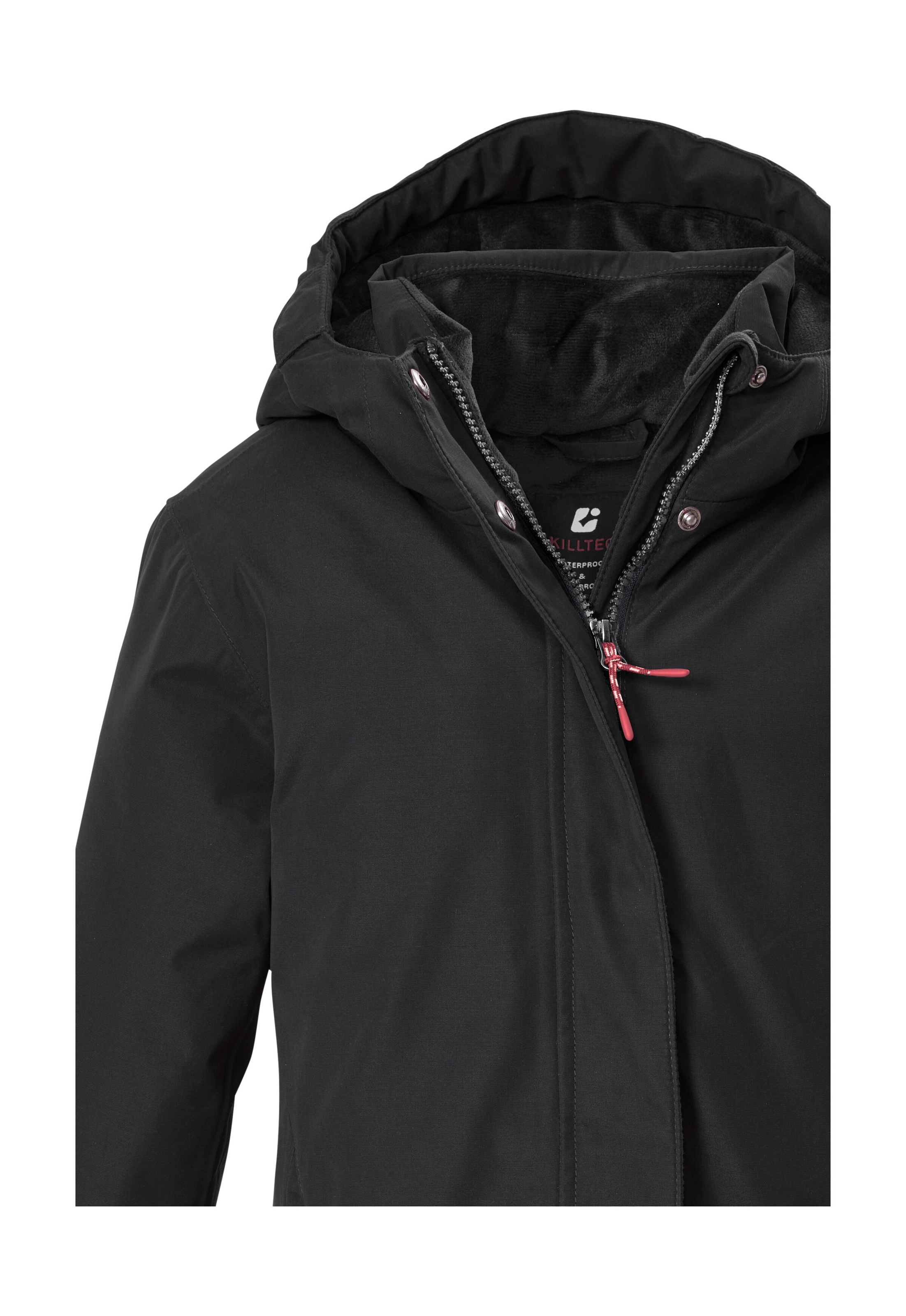 Killtec Funktionsmantel »KOW 142 GRLS CT« Wind- und wasserdichter Kinder-Wintermantel mit Fleece und Kapuze