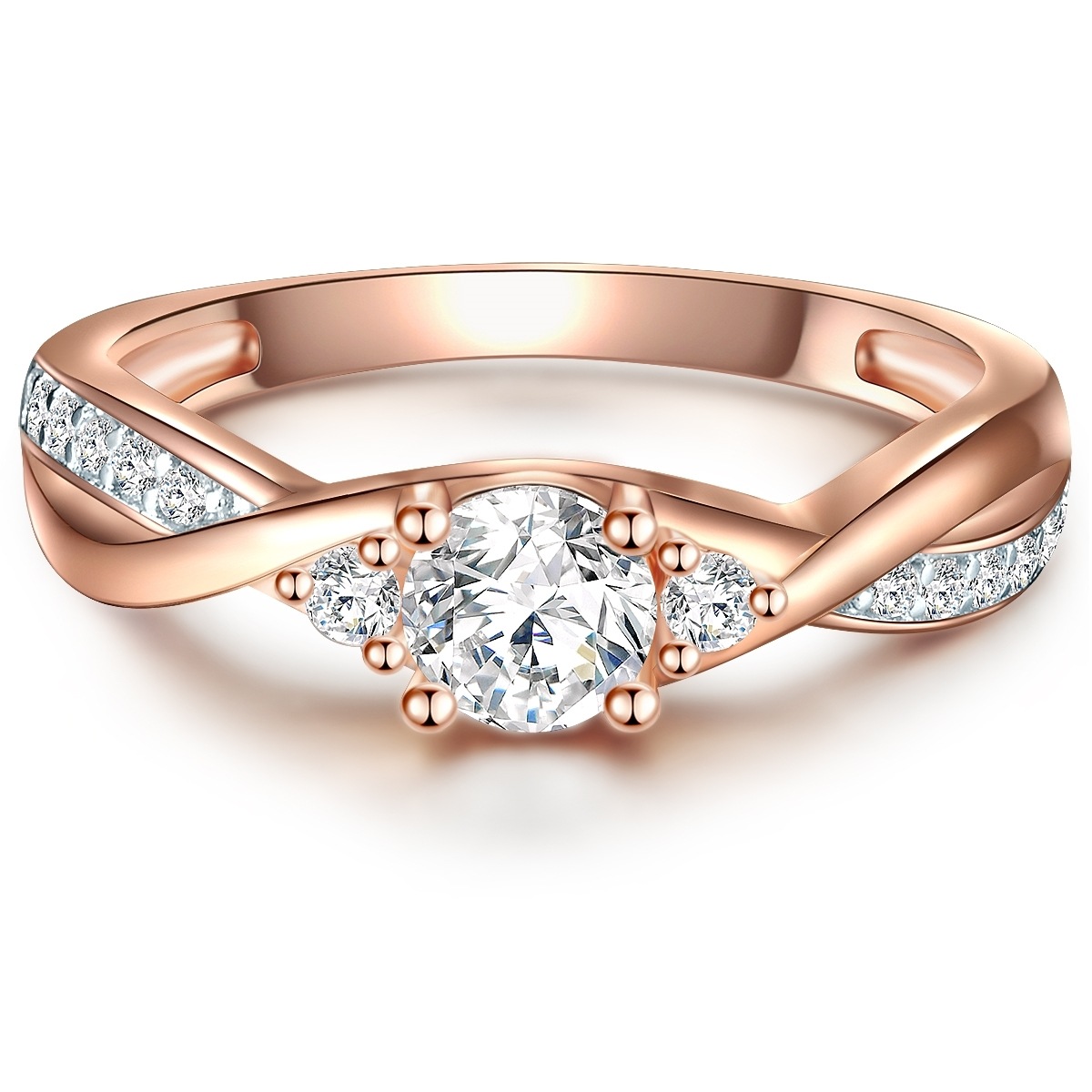 Tresor 1934 Silberring »G791«, (1 tlg.), mit Zirkonia im Diamant-Schliff