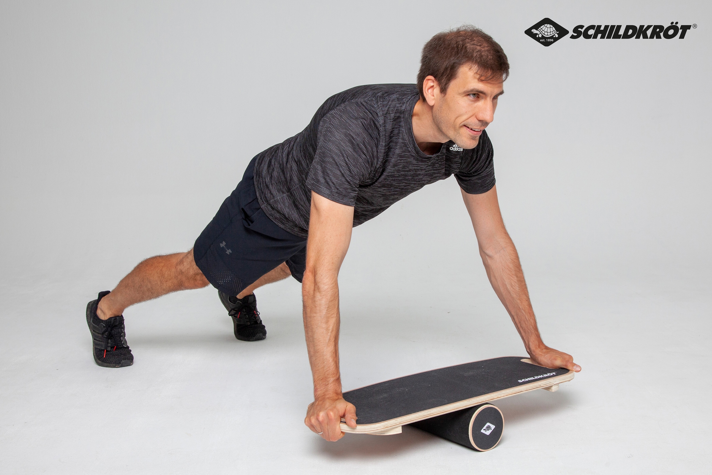 Schildkröt Balanceboard »Wooden Balance Board«, (2 tlg.)