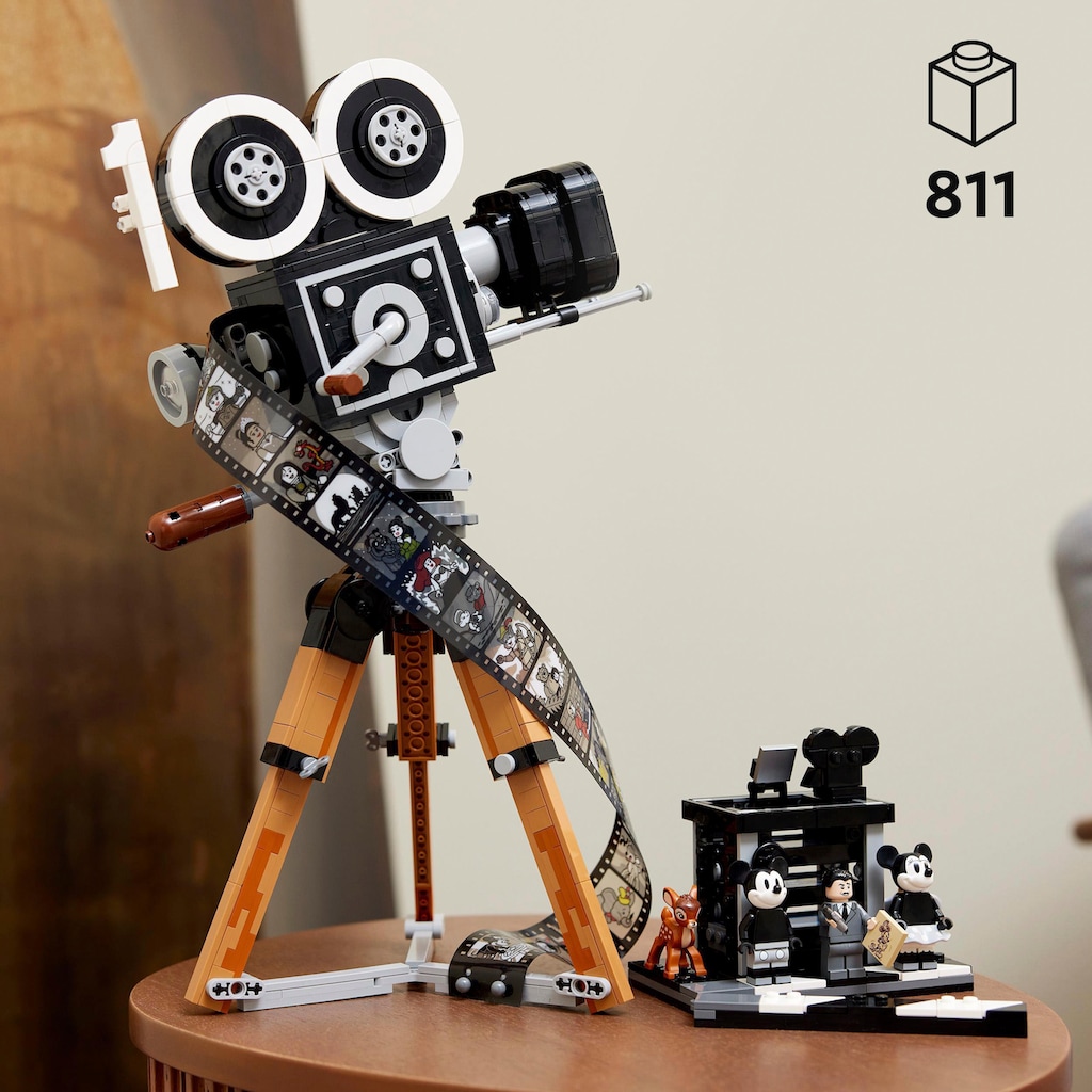 LEGO® Konstruktionsspielsteine »Kamera – Hommage an Walt Disney (43230), LEGO® Disney«, (811 St.)