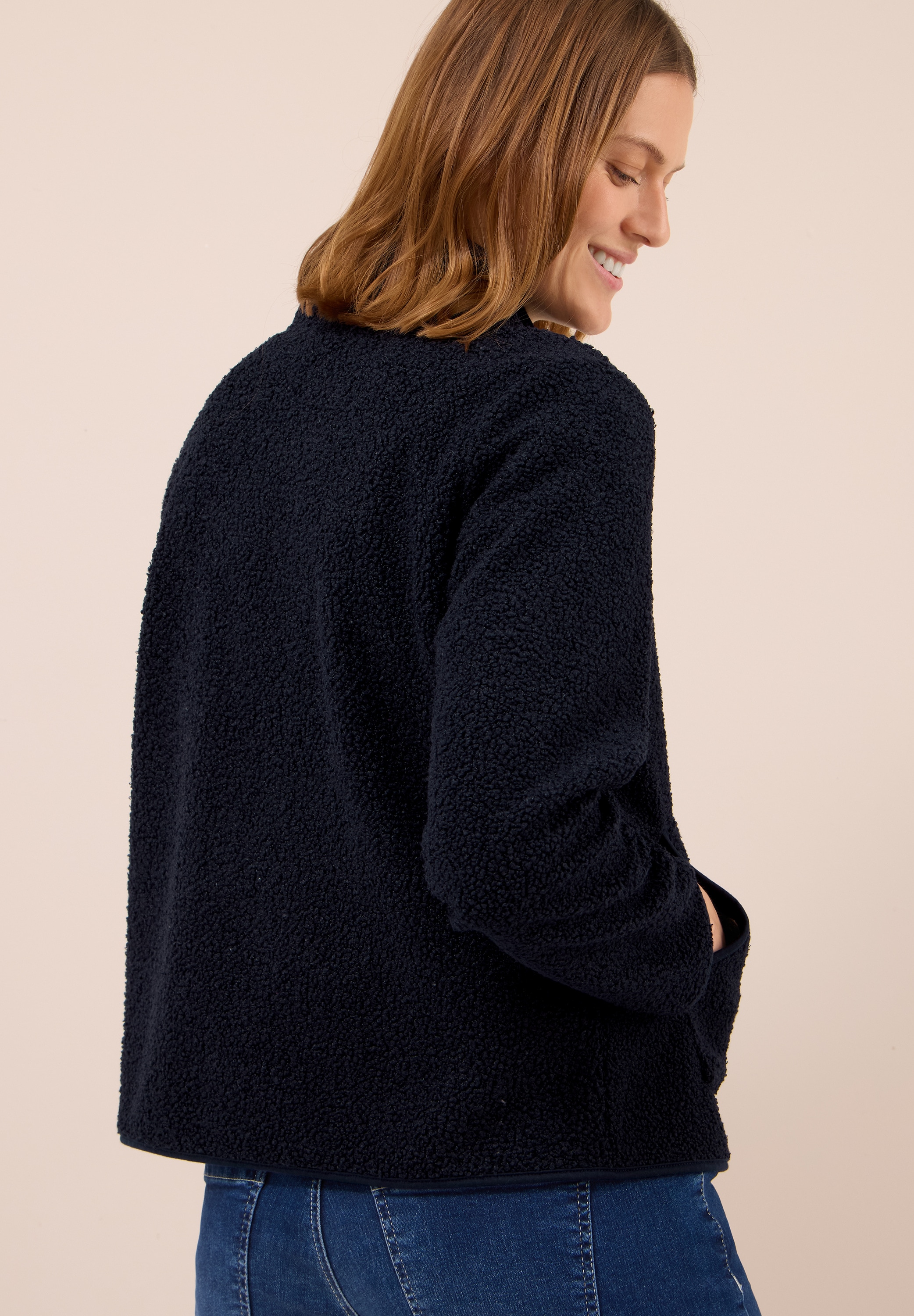Cecil Sweatjacke, mit Stehkragen