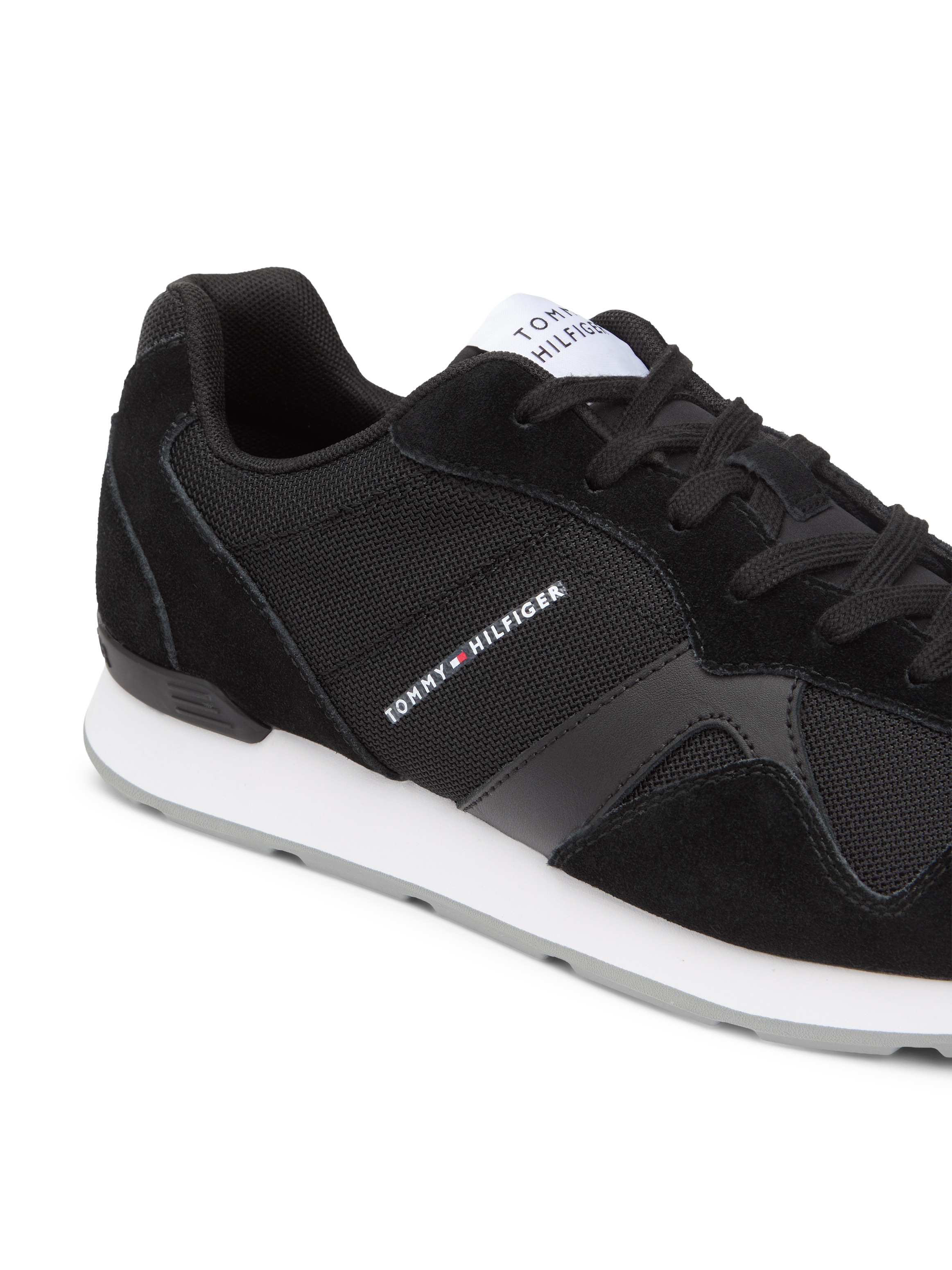 Tommy Hilfiger Sneaker »RUNNER ICON MIX«  , Freizeitschuh, Halbschuh, Schnürschuh mit seitlichem Logoschriftzug