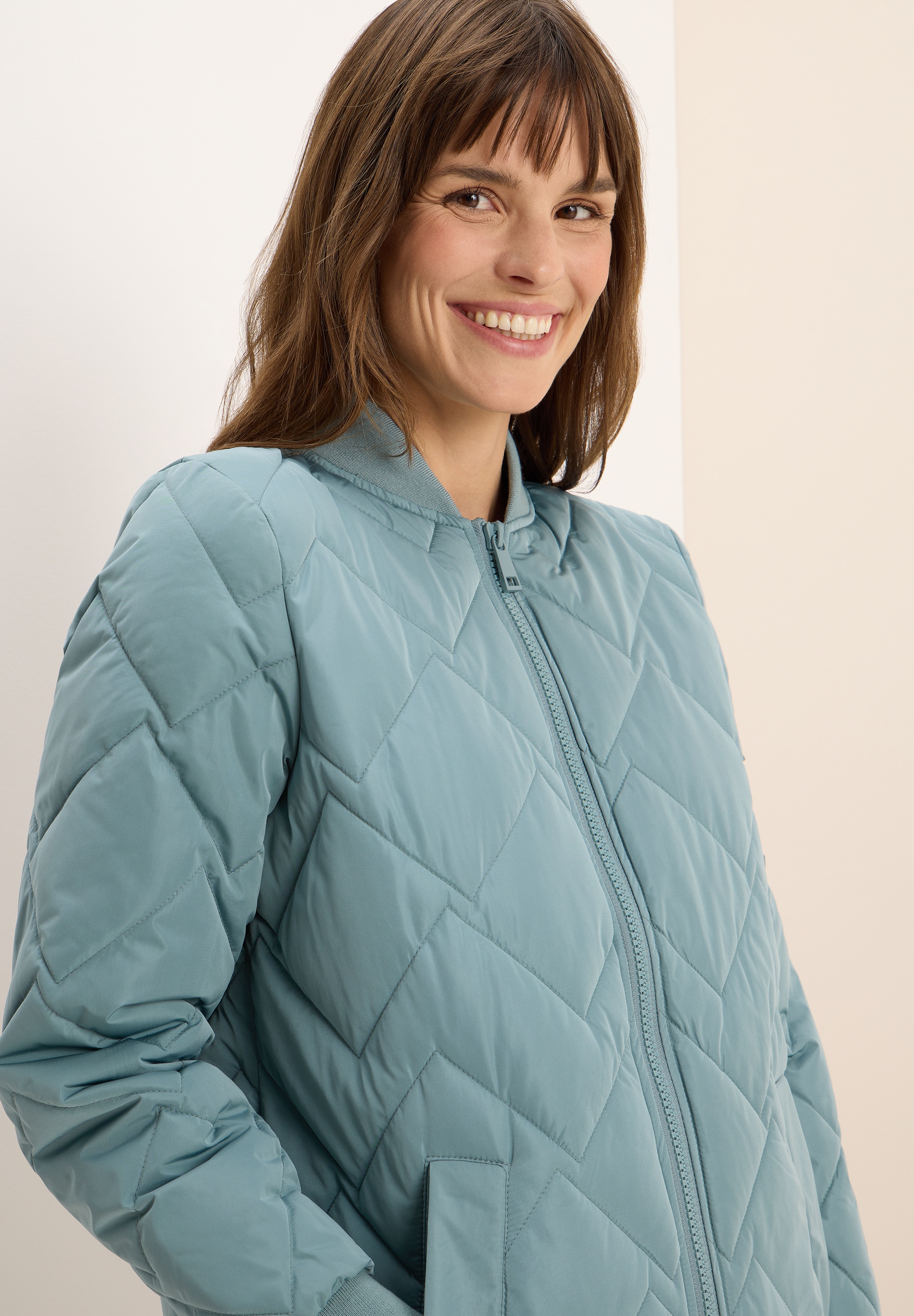 Cecil Steppmantel, leicht gefüttert, Stepp-Blouson