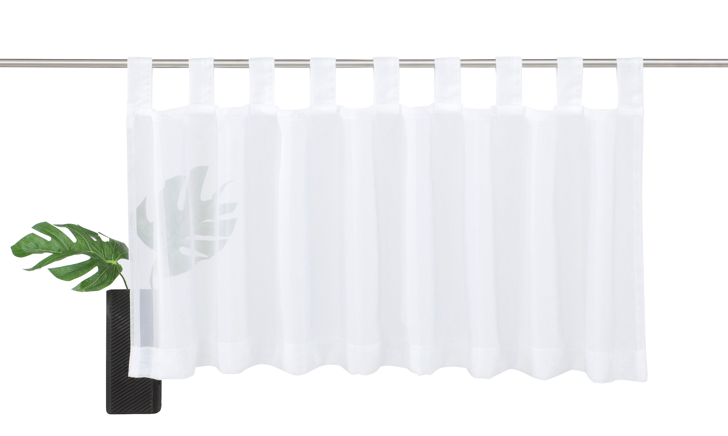 Gerster Scheibengardine »Feodora«, (1 St.), HxB: 50x145, Längsstreifen