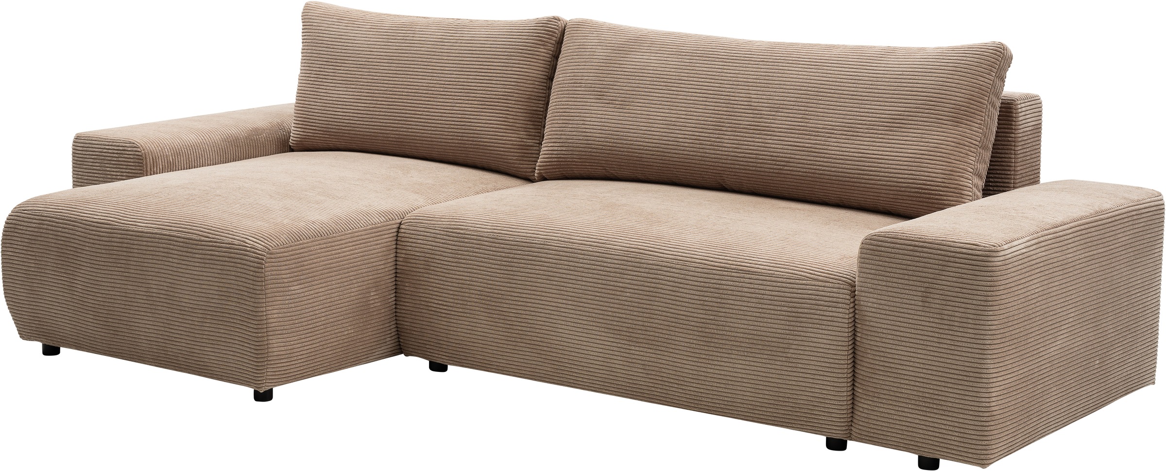 WERK2 Ecksofa »Amsterdam, zeitlos und elegant, Breite 300cm, L-Form« Design Ecksofa mit hohem Komfort, Schlaffunktion & Bettkasten