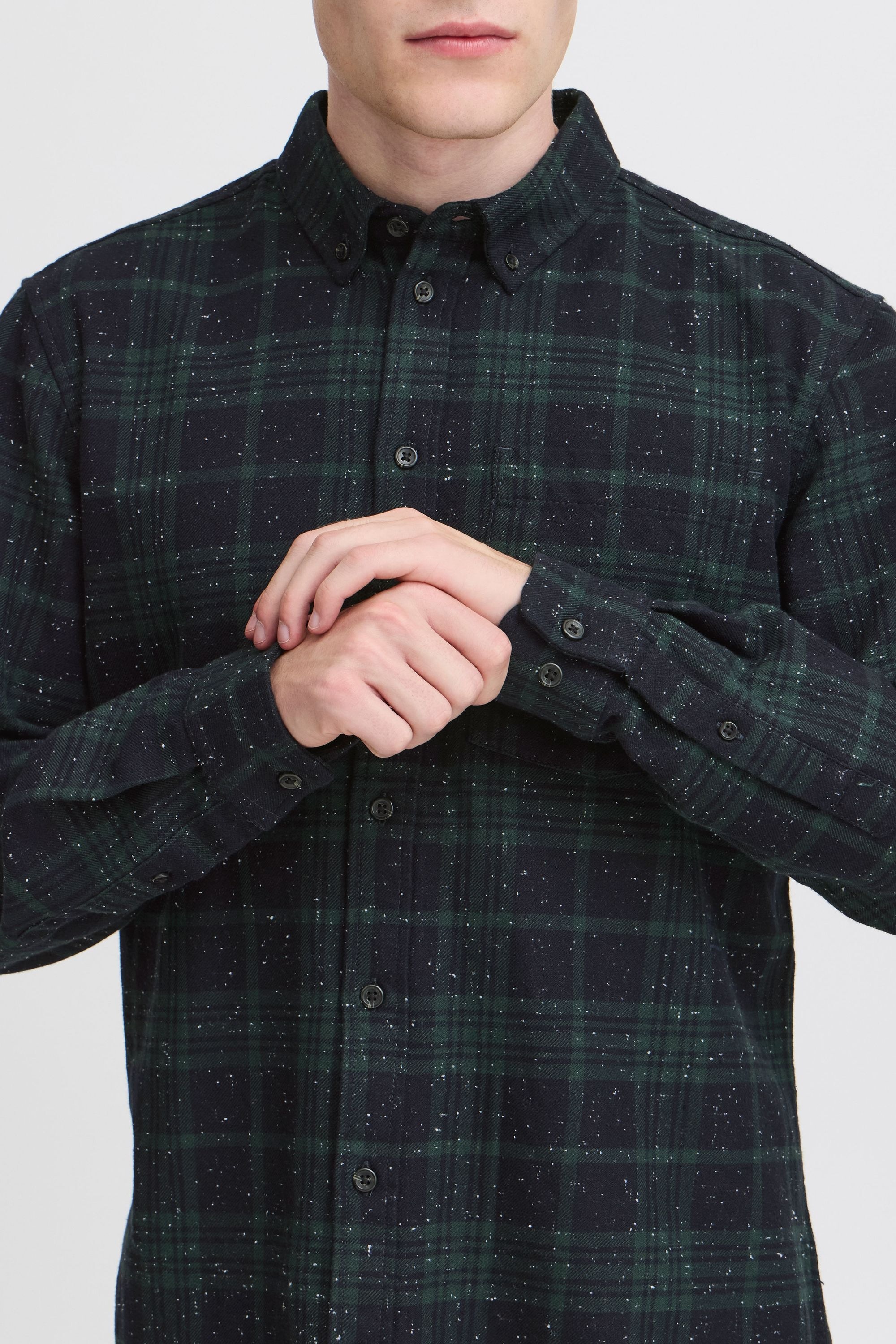 Casual Friday Langarmhemd »Langarmhemd CFANTON LS checked nep yarn shirt«
