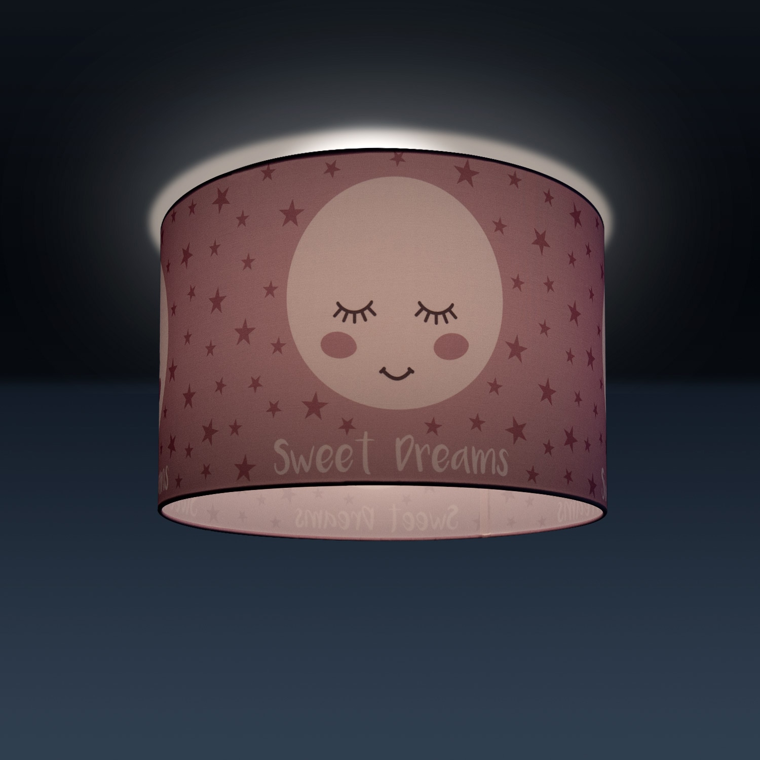 Paco Home Deckenleuchte »Aleyna 103«, 1 flammig, Leuchtmittel E27 | ohne Leuchtmittel, Kinderlampe Deckenlampe LED Kinderzimmer Lampe Mond-Motiv, E27