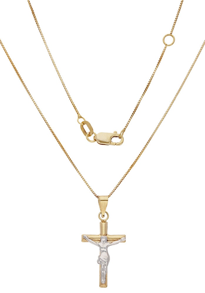 Firetti Kette mit Anhänger Halsschmuck 375 Geburtstag bestellen Halskette »Schmuck Goldkette zu Venezianer«, Anlass OTTO Weihnachten Geschenk bei Sneaker! Shirt, Gold Jeans, Kleid
