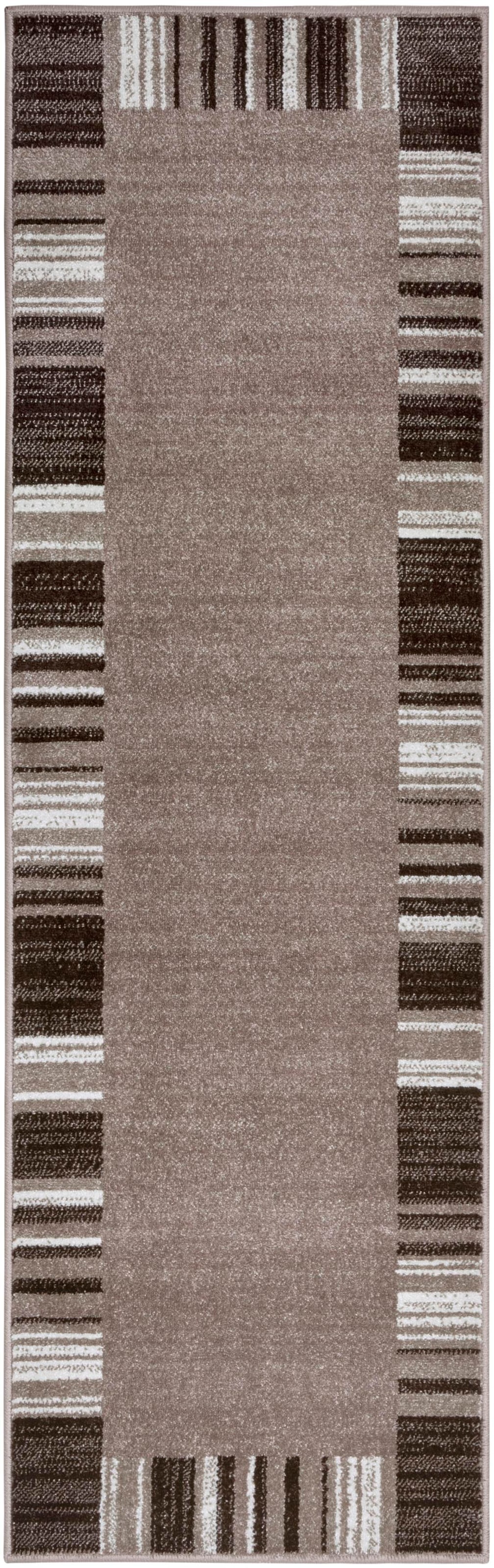 HANSE Home Läufer »Border«, rechteckig, 8 mm Höhe, Bordüren Design, Weich, Robust, Pflegeleicht, ringsum Gekettelt